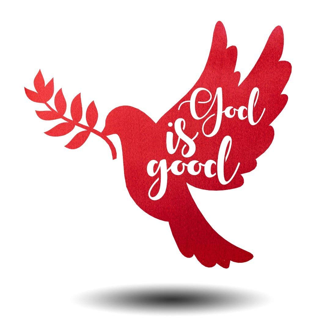 Steel Roots Dove of Peace Metal Wall Art - Indoor & Outdoor Decor for Living Room, Bedroom, Dining - Inspirational Gift