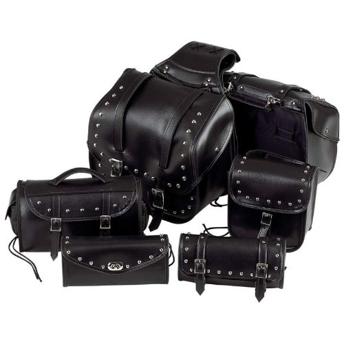 Durable Waterproof Motorcycle Saddle Bags for Harley, Cruiser & Touring Bikes - Heavy Duty Storage for Long Rides & Road Trips
