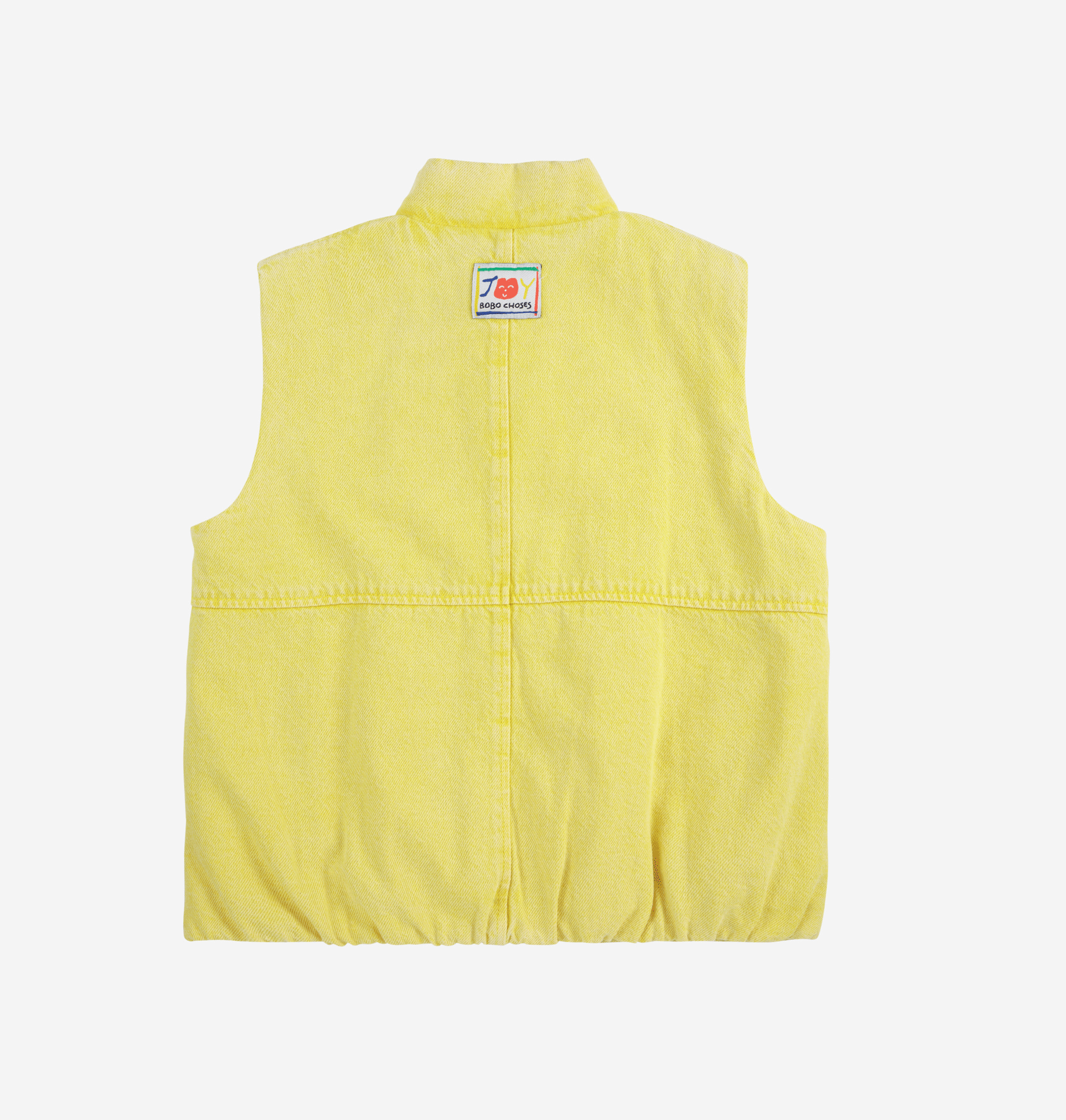 Stylish Smiling Denim Vest by Bobo Choses - Trendy Women's Fashion for Casual Outings & Streetwear Looks
