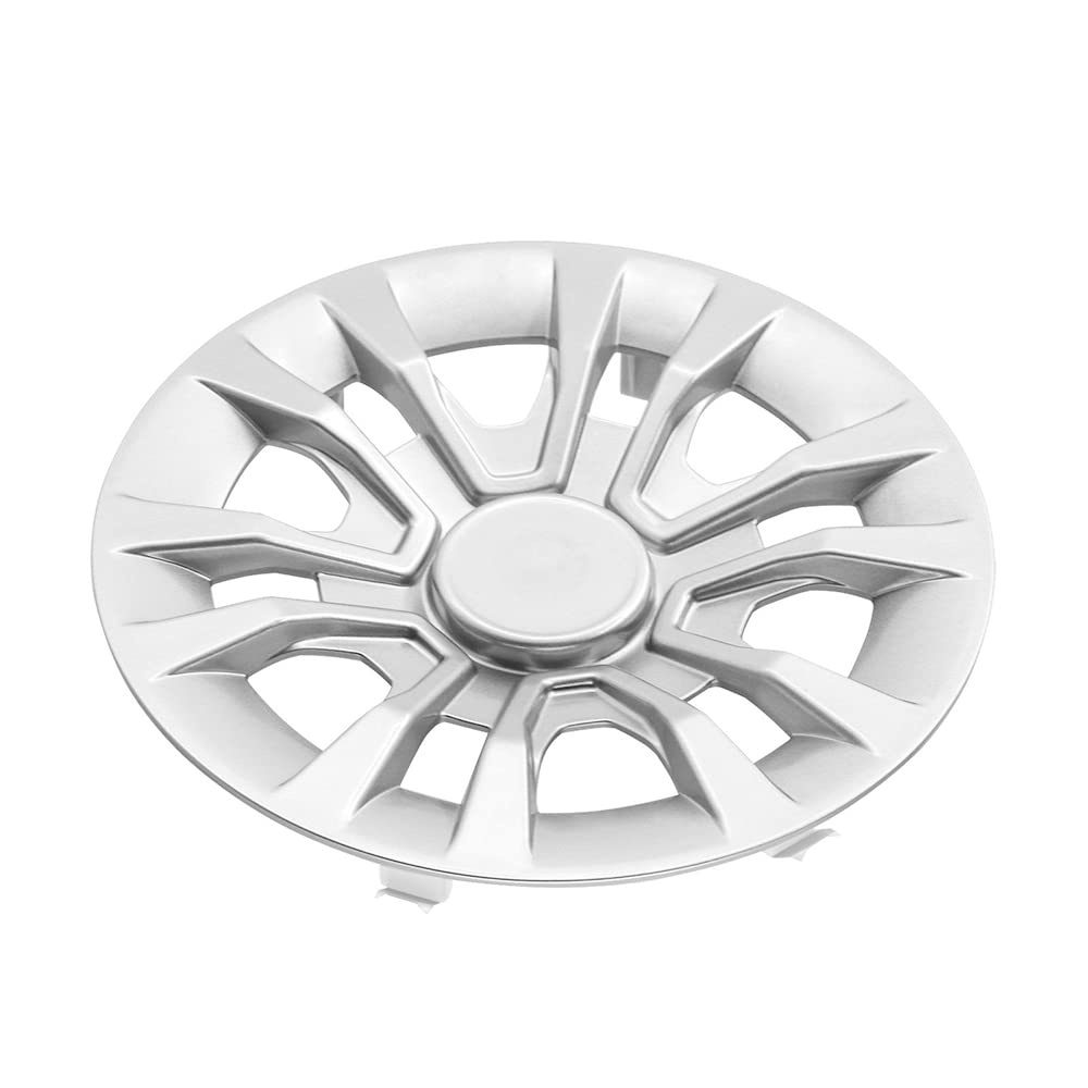 8 Inch Golf Cart Hubcaps for EZGo Golf Buggies - 4-Piece Standard Wheel Rim Cover Set with EZGo Logo Decals - Perfect for Golf Course, Resort & Neighborhood Transportation