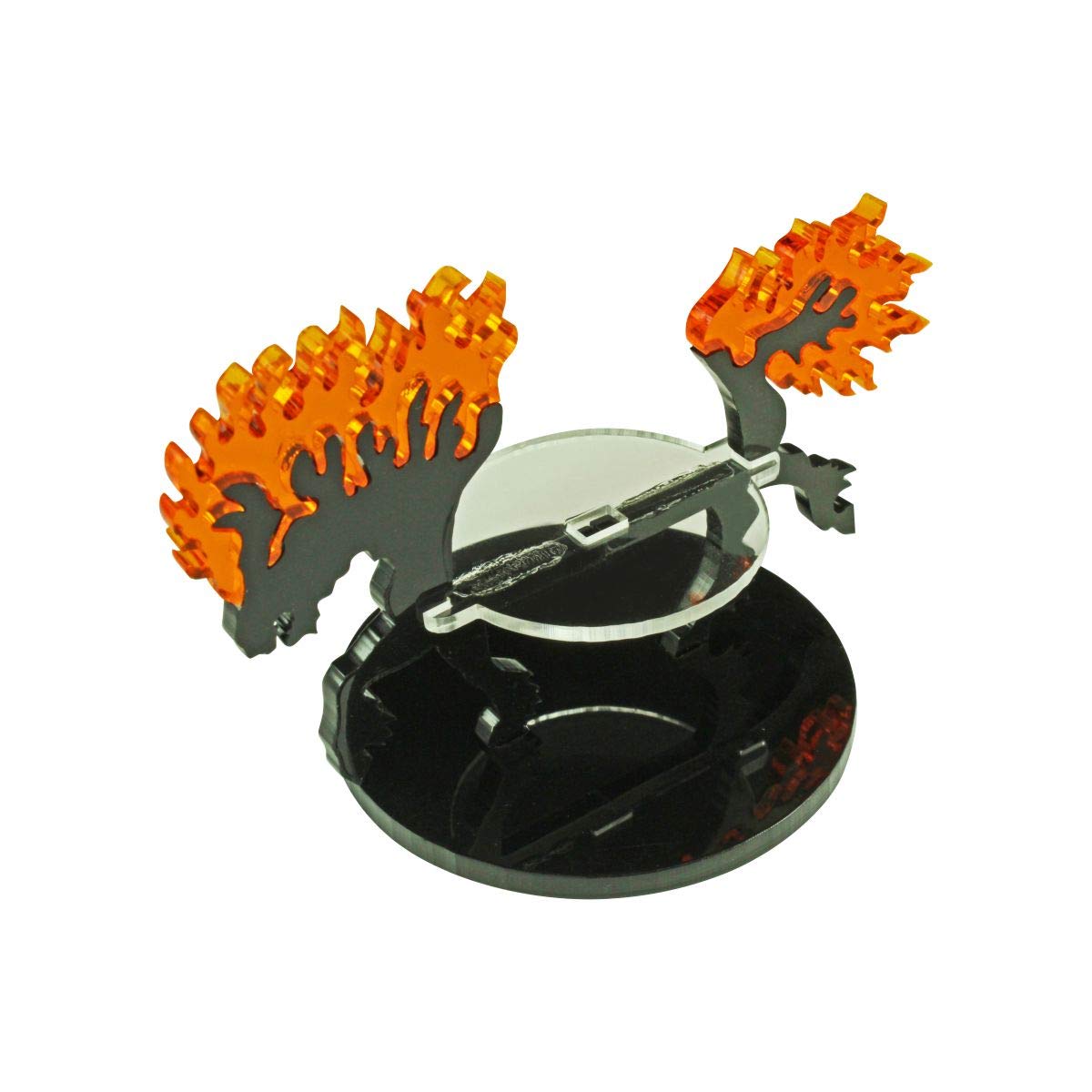 LITKO Nightmare Steed Character Mount - 50mm Circular Base for Dungeons & Dragons & Pathfinder RPG Miniatures | Hell Horse Demon Miniature for Tabletop Role-Playing Games | Perfect for Dark Fantasy Campaigns & Battle Scenes
