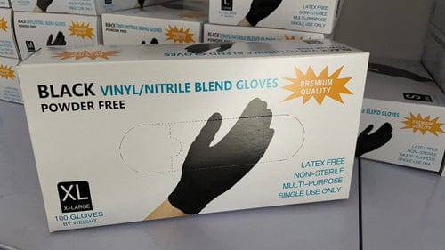 Premium Disposable Nitrile Tattoo Gloves - 100pcs/Box - Latex-Free, Powder-Free, Comfort Fit for Tattoo Artists & Body Piercing - Ideal for Tattoo Studios, Salons & Medical Use