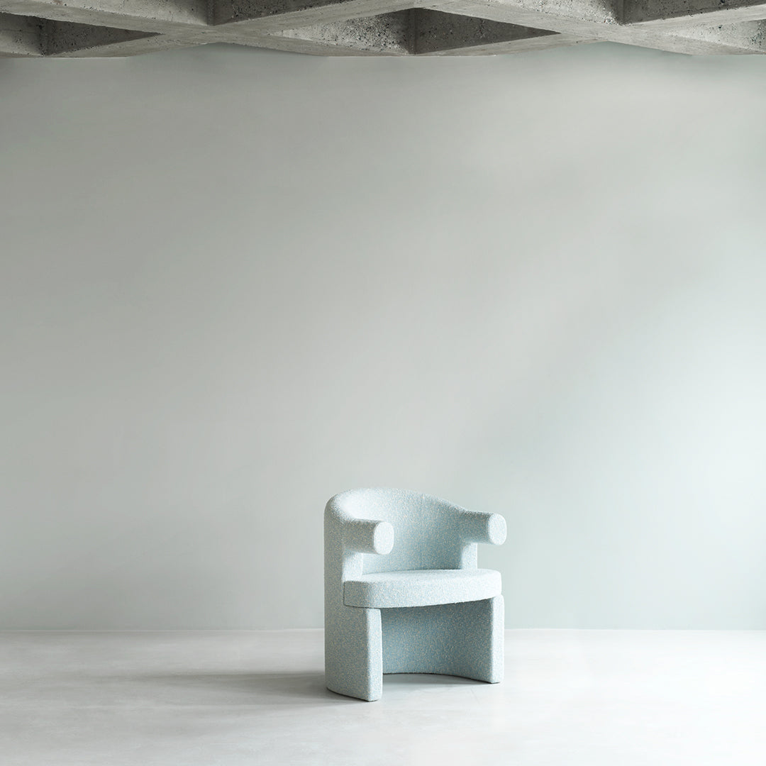 Simon Legal Burra Armchair by Normann Copenhagen - Modern Scandinavian Lounge Chair for Living Room, Office, or Reading Nook