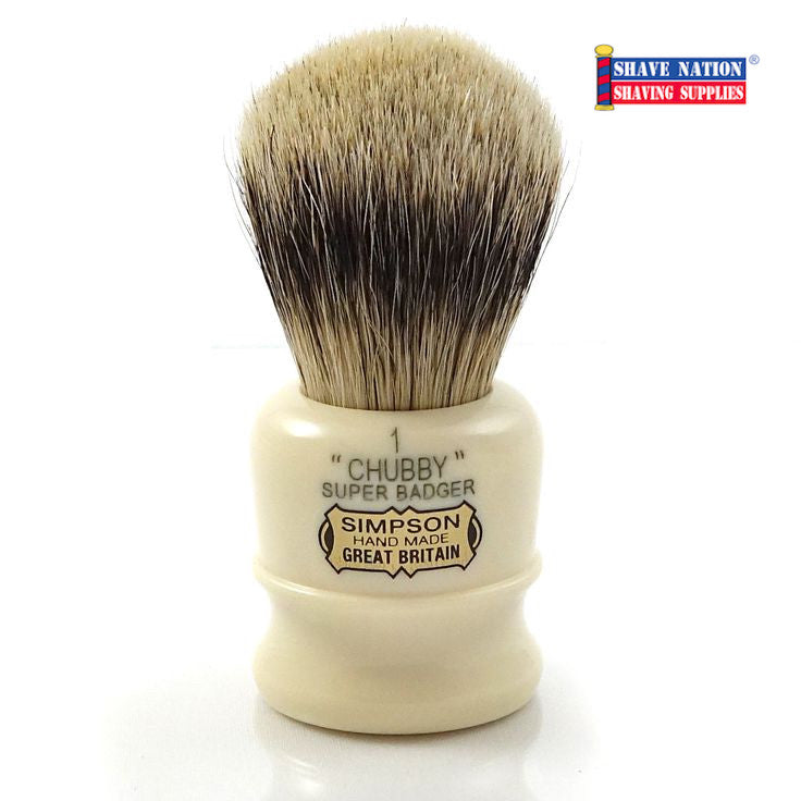 Simpsons Chubby 1 Super Soft Makeup Brush - Professional Foundation & Blending Brush for Flawless Makeup Application (Perfect for Liquid, Cream & Powder Cosmetics)