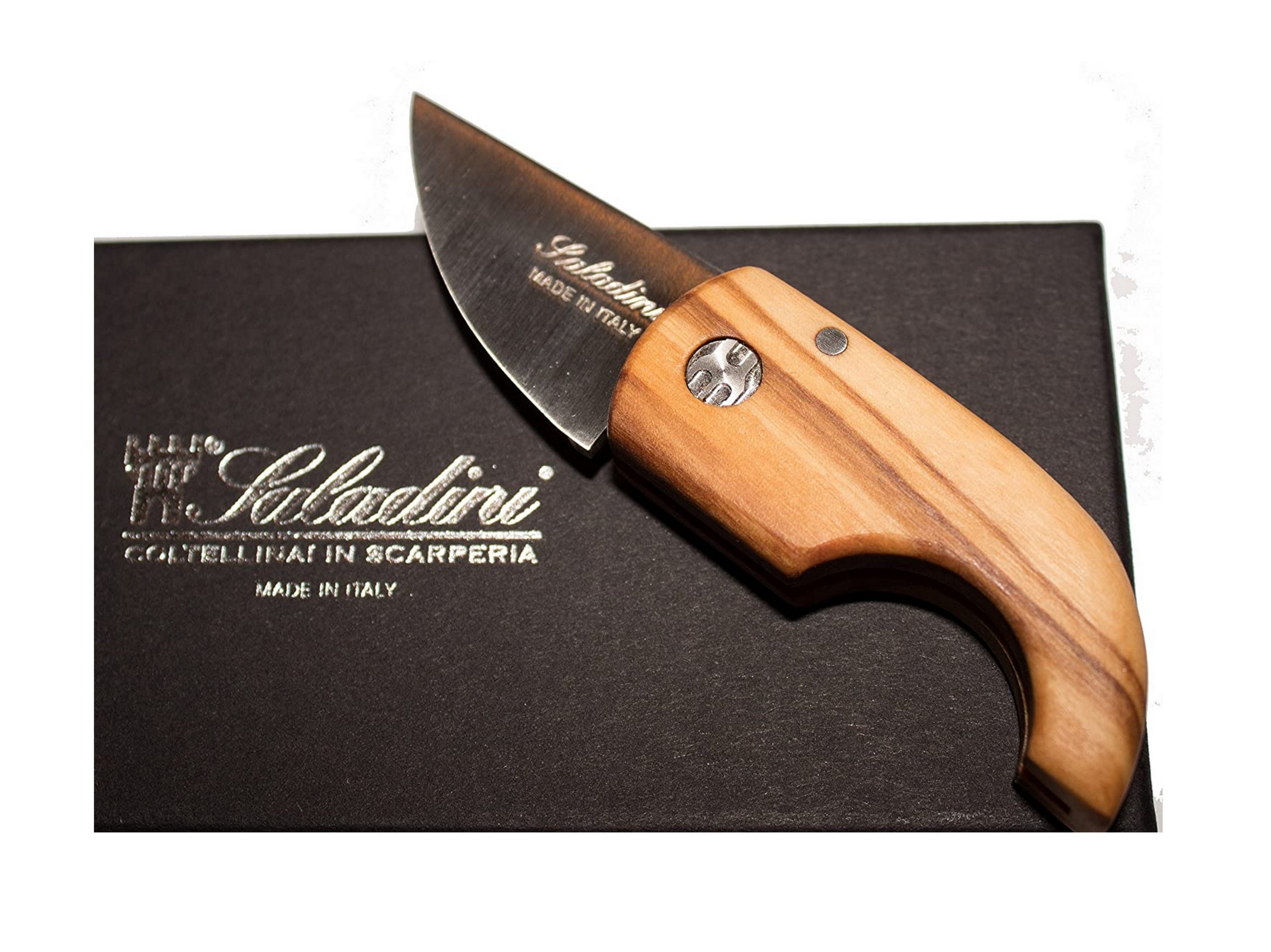 Premium Handmade Italian Olivewood Cigar Cutter with High Carbon Stainless Steel Blade - Compact Pocket Size for Travel & Gifts - Perfect for Cigar Enthusiasts, Outdoor Smoking & Luxury Accessories