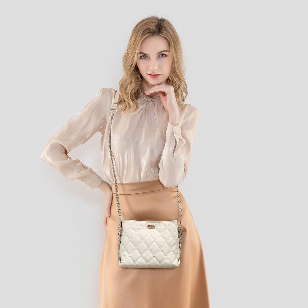 Stylish Women's Small Crossbody Bags - Genuine Leather Lightweight Shoulder Purse for Everyday Use, Travel & Shopping