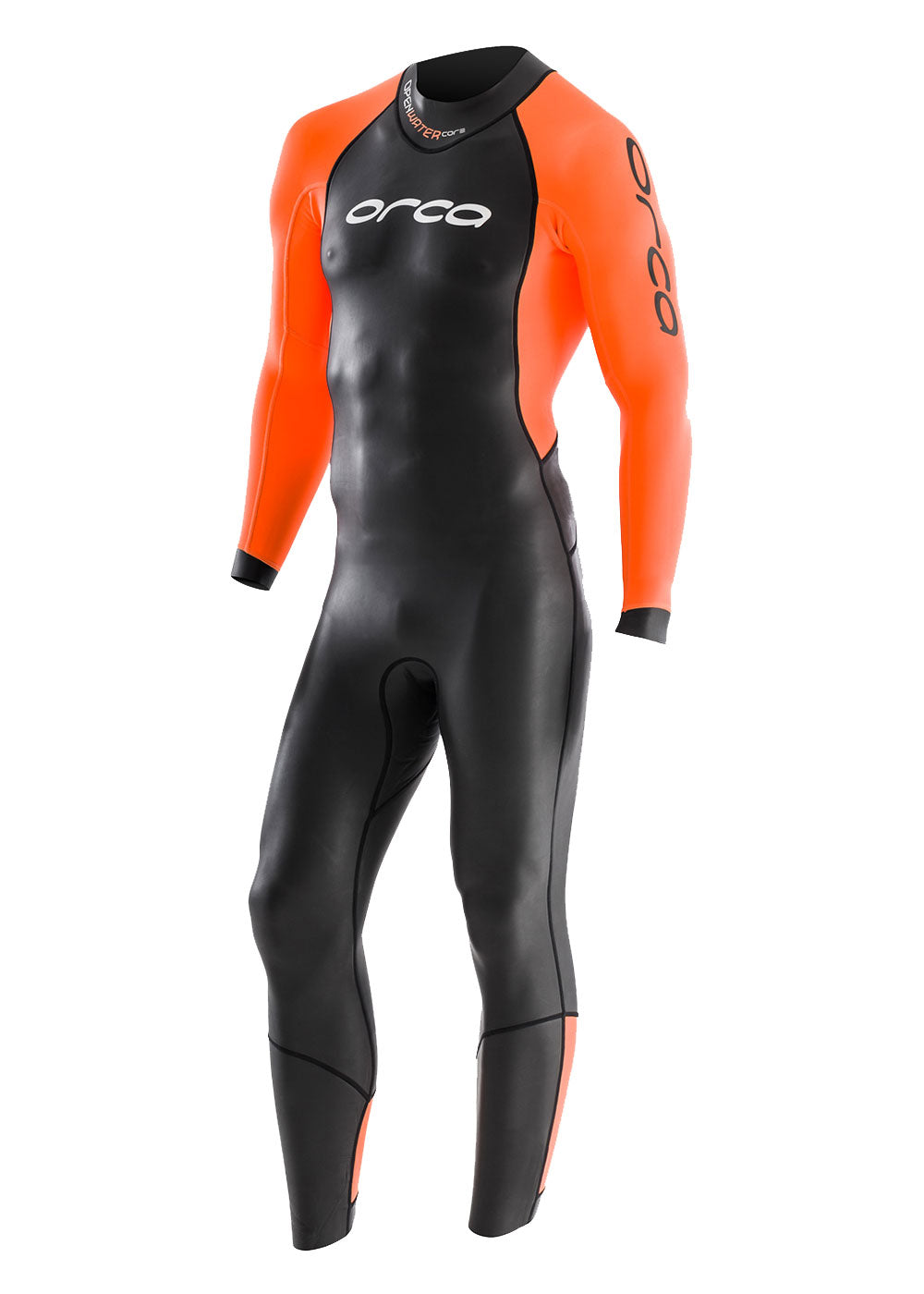 Orca Men's Open Water Core High Visibility Wetsuit for Scuba Diving, Snorkeling & Water Sports - 3mm Neoprene Thermal Protection