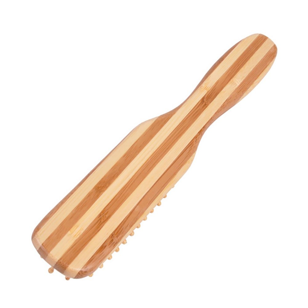 Bamboo Air Cushion Hair Brush - Anti-Static Scalp Massage Comb with Elastic Airbag, Solid Wood Detangling Styling Tool for Home Salon & Relaxation - Promotes Blood Circulation & Reduces Stress - Perfect for Daily Hair Care, Styling & Head Massage Therapy