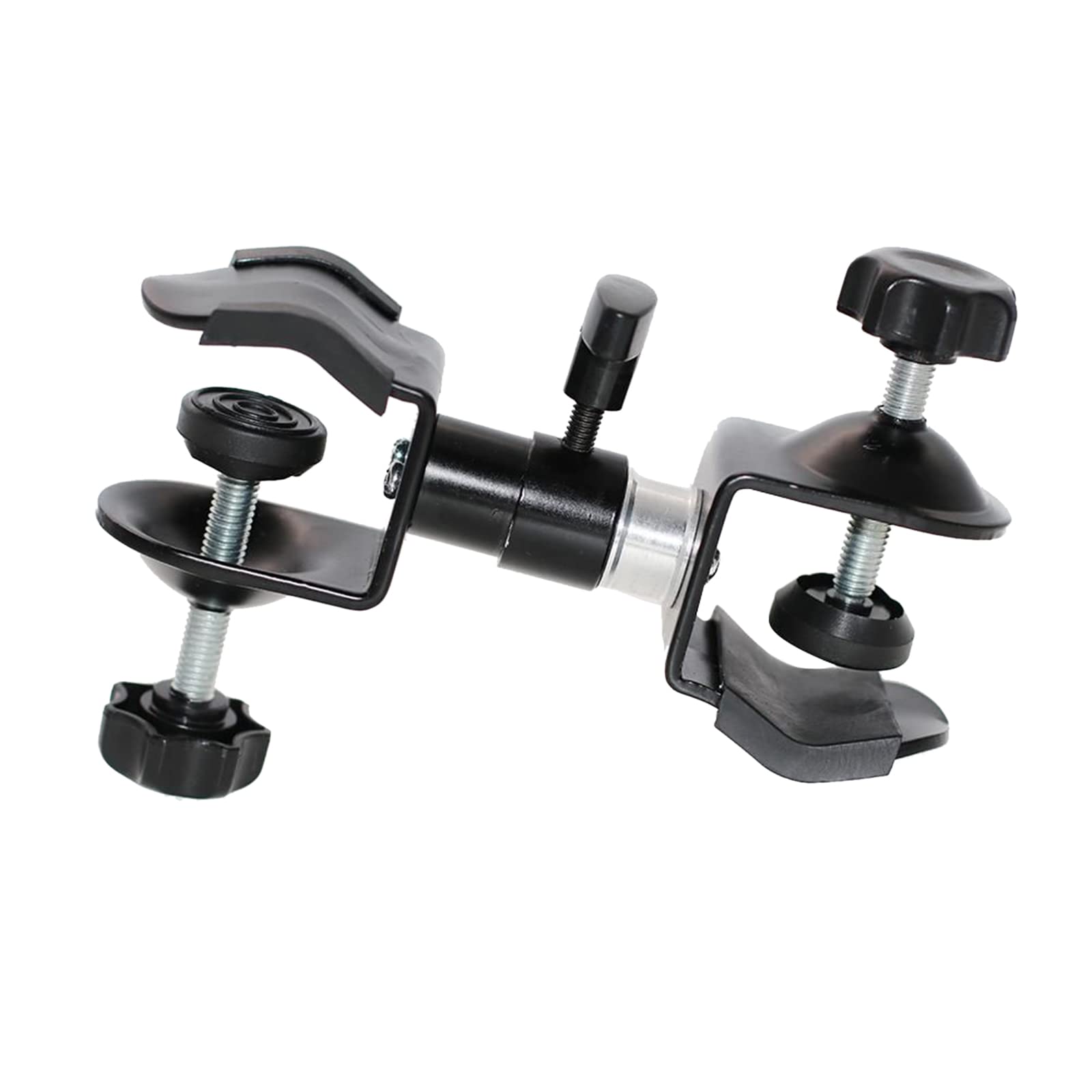 Heavy-duty Umbrella Mount for Tripod - Dual-head Camera Clamp for Outdoor Photography