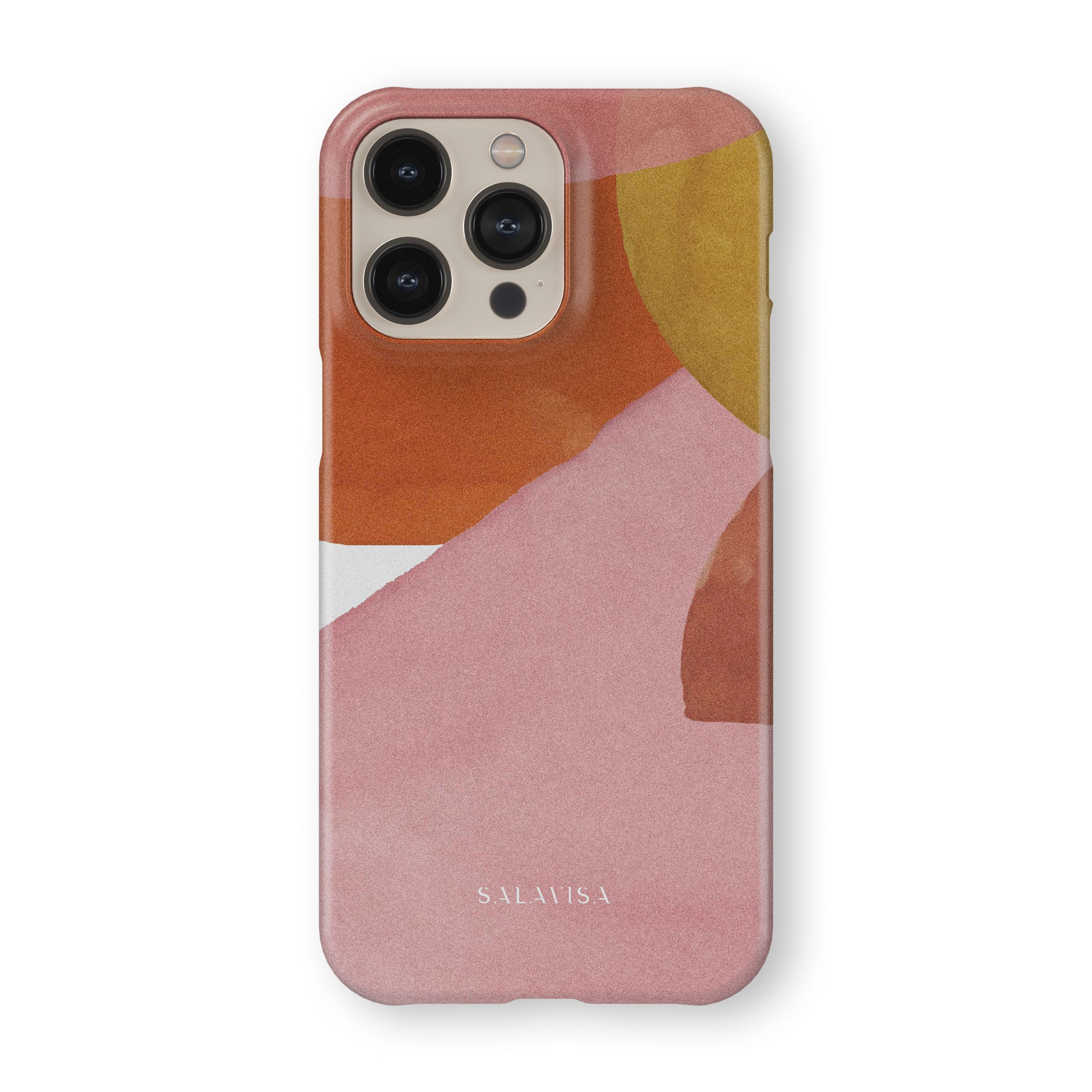 Elegant Pure Pink Watercolor Phone Case - Soft Cute Design for iPhone & Samsung - Perfect for Everyday Use, Travel & Gift Giving