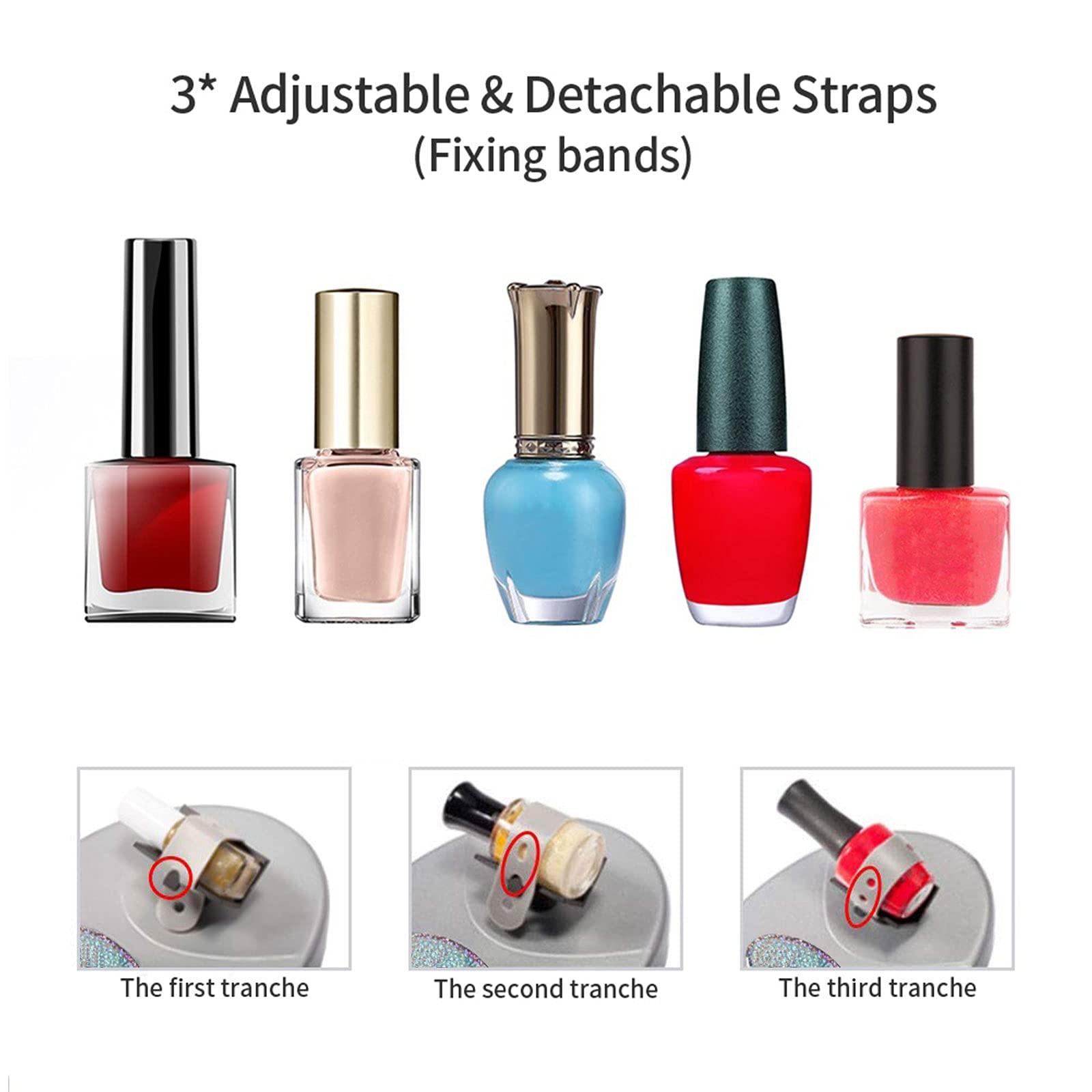 LIARTY Upgraded Nail Polish Shaker Machine - Adjustable Gel Polish & Lash Glue Mixer - Professional Nail Art Varnish Bottle Shaker for Even Mixing - Perfect for Salon, Home DIY & Professional Nail Technicians