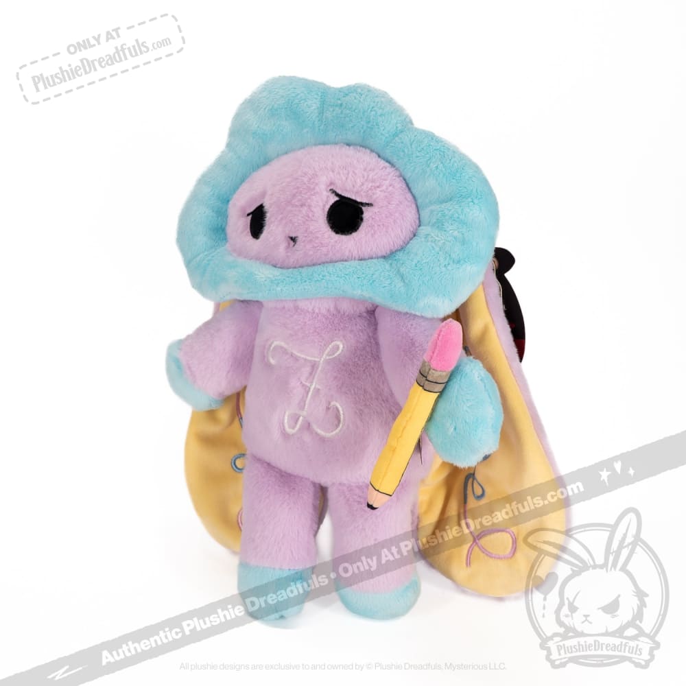 Plushie Dreadfuls Overthinking Bunny - Soft Stuffed Animal Toy for Anxiety Relief & Emotional Support | Cute Stress Relief Plush for Adults & Kids | Perfect for Therapy, Gifts, and Comfort