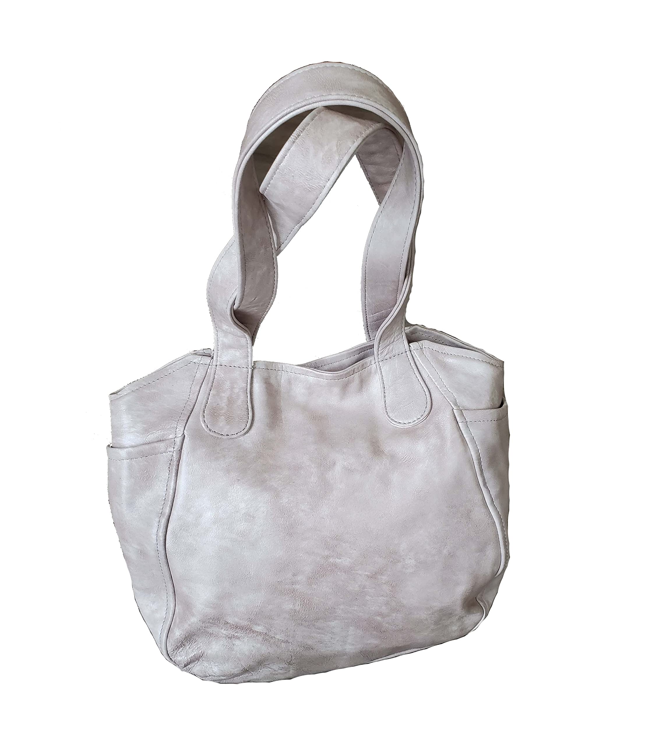 Fgalaze Pink Wash Leather Hobo Bag - Stylish Everyday Shoulder Tote Handbag for Women | Perfect for Work, Shopping & Casual Outings