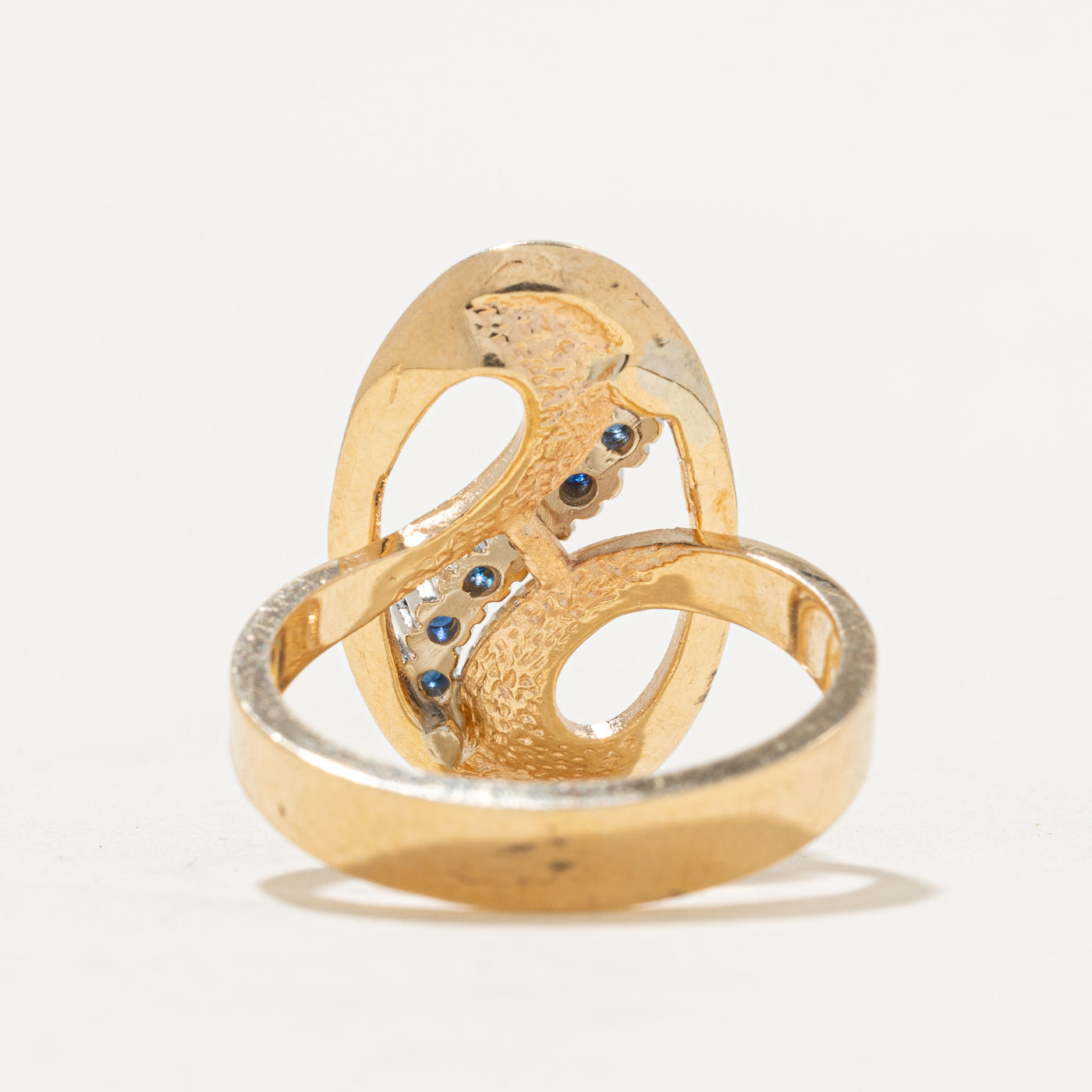 Elegant 0.18ctw Sapphire Cocktail Ring - Size 6.25 | Perfect for Evening Parties, Weddings & Special Occasions