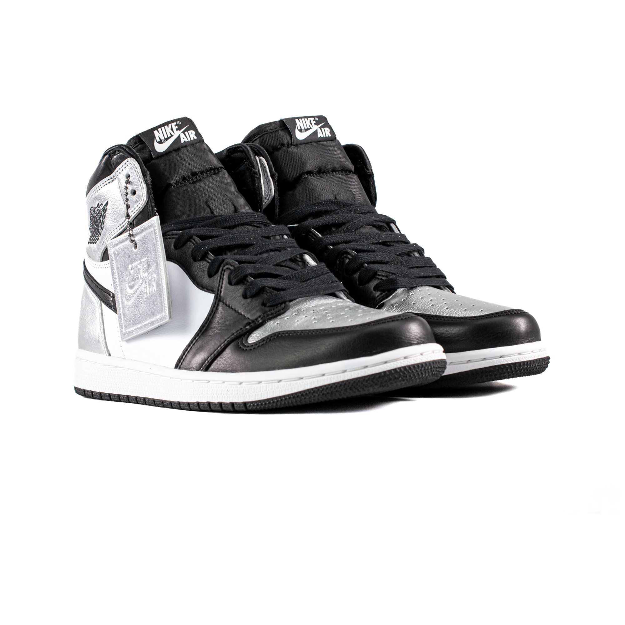 Air Jordan 1 'Silver Toe' Women's Basketball Shoes - Retro High Top Sneakers for Running, Gym & Streetwear Fashion