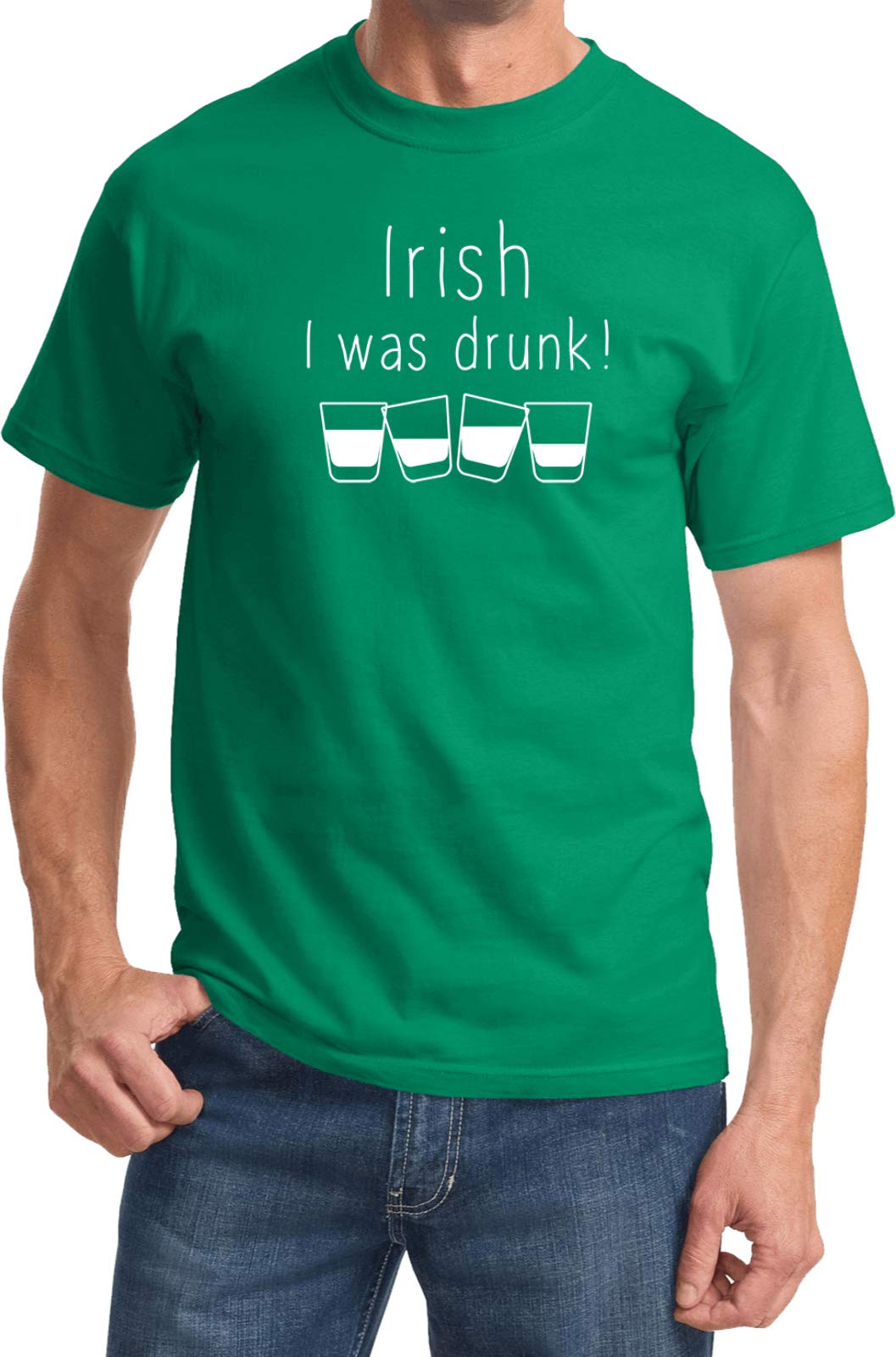 St. Patrick's Day Irish I Was Drunk T-Shirt - Funny Drinking Tee for Pub Crawls & Irish Festivals