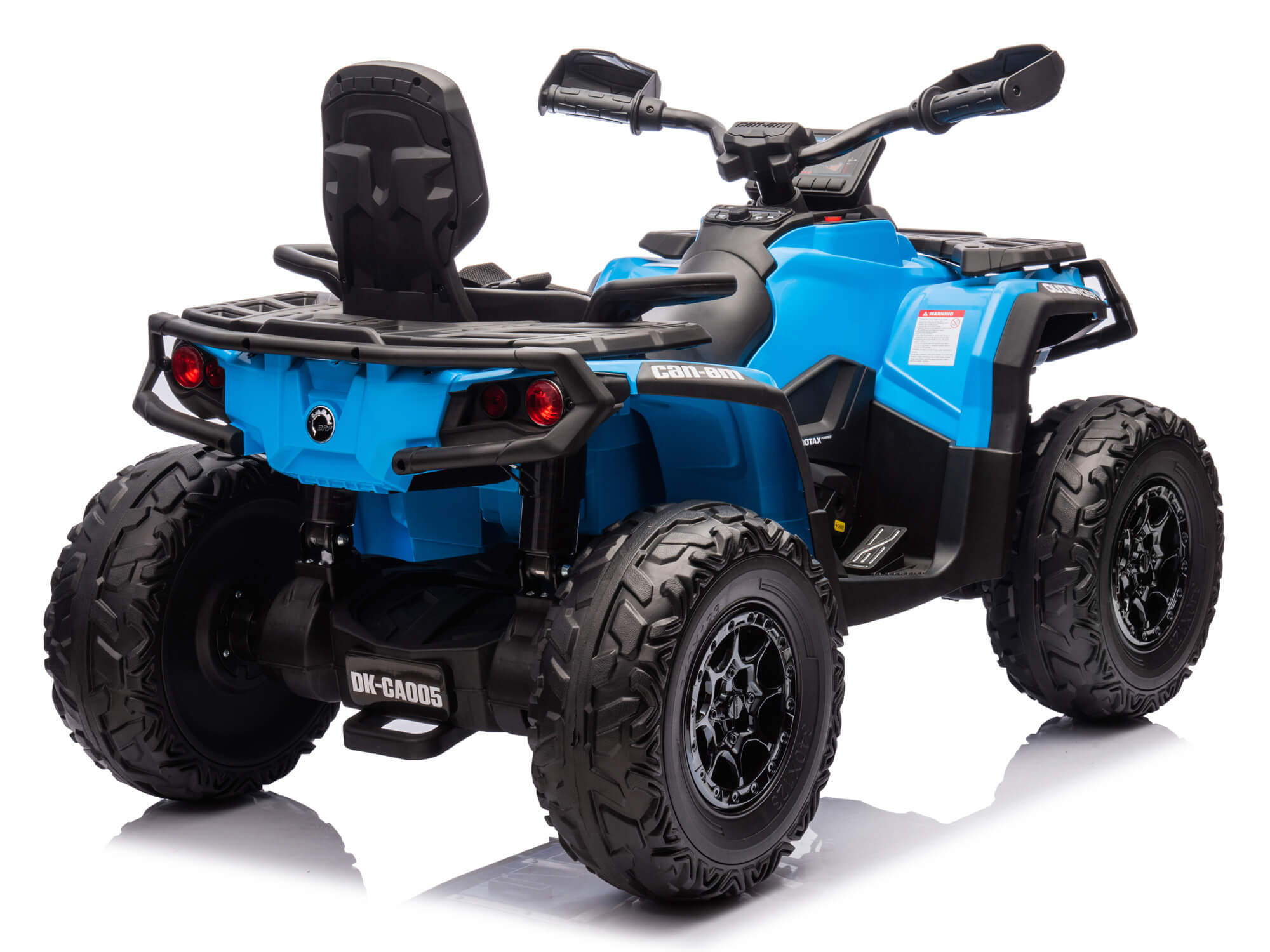 24V Can Am Kids Outlander 4WD Ride On ATV Electric Toy Car - Blue | All-Terrain Battery-Powered Vehicle for Boys & Girls | Perfect for Outdoor Play, Backyard Adventures & Off-Road Fun