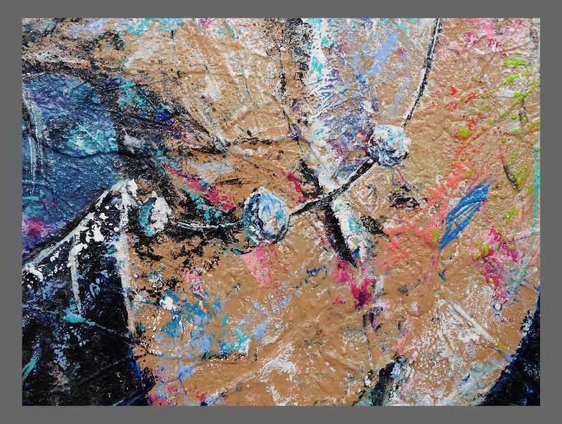 Abstract Realism Britney Spears and Madonna Kiss Painting - Pop Art Wall Decor for Music Fans, Living Room & Bedroom Aesthetic
