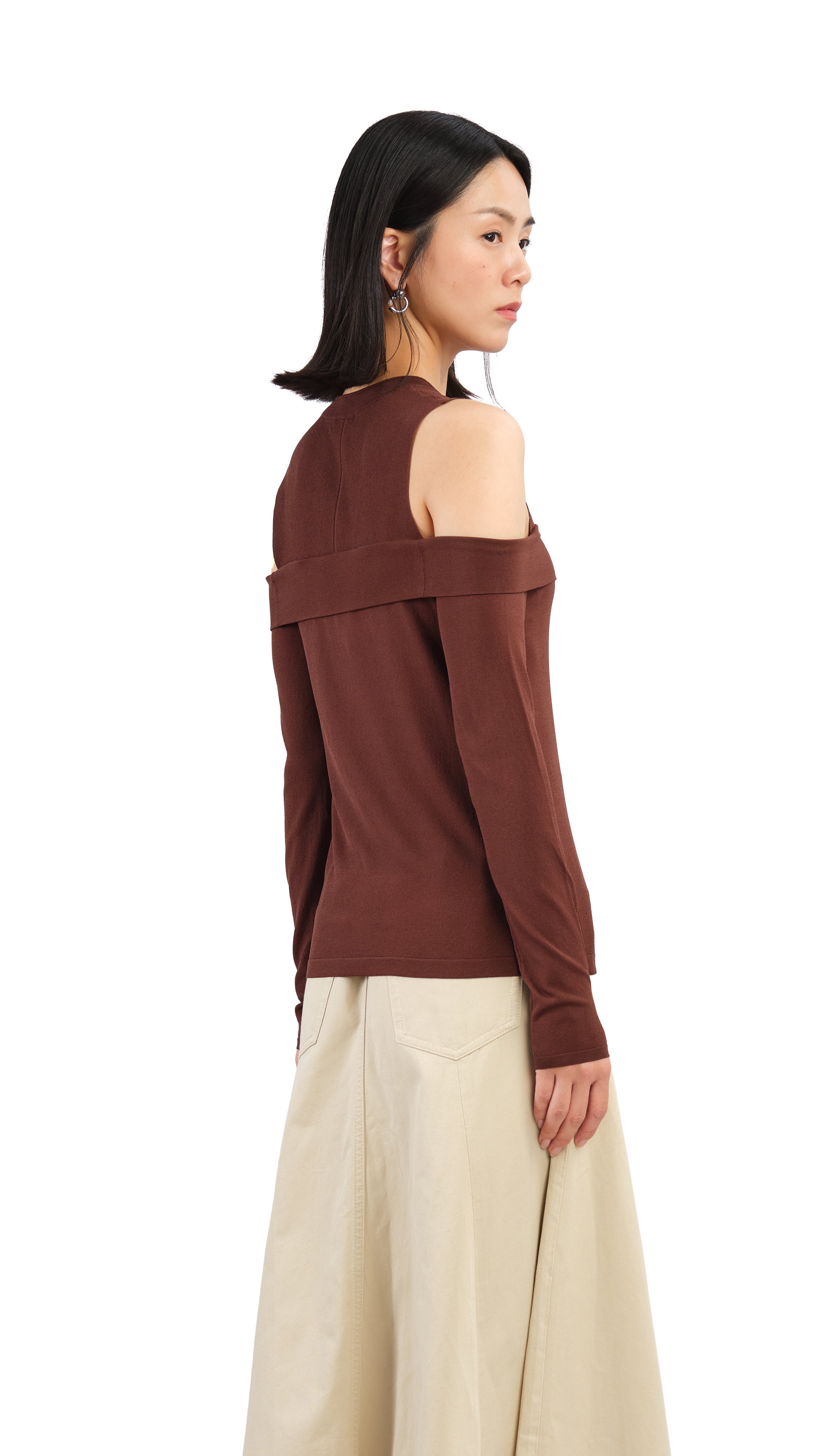 Women's Off Shoulder Sweater - Soft Knit Pullover Top for Fall & Winter | Casual Chic, Date Night, Layering Essential