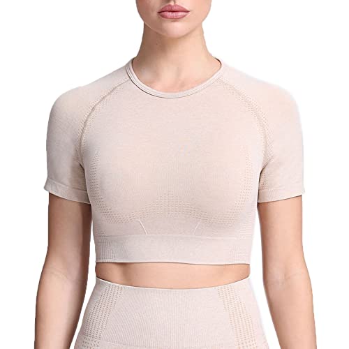 B Beige Marl (Crop Tops)
