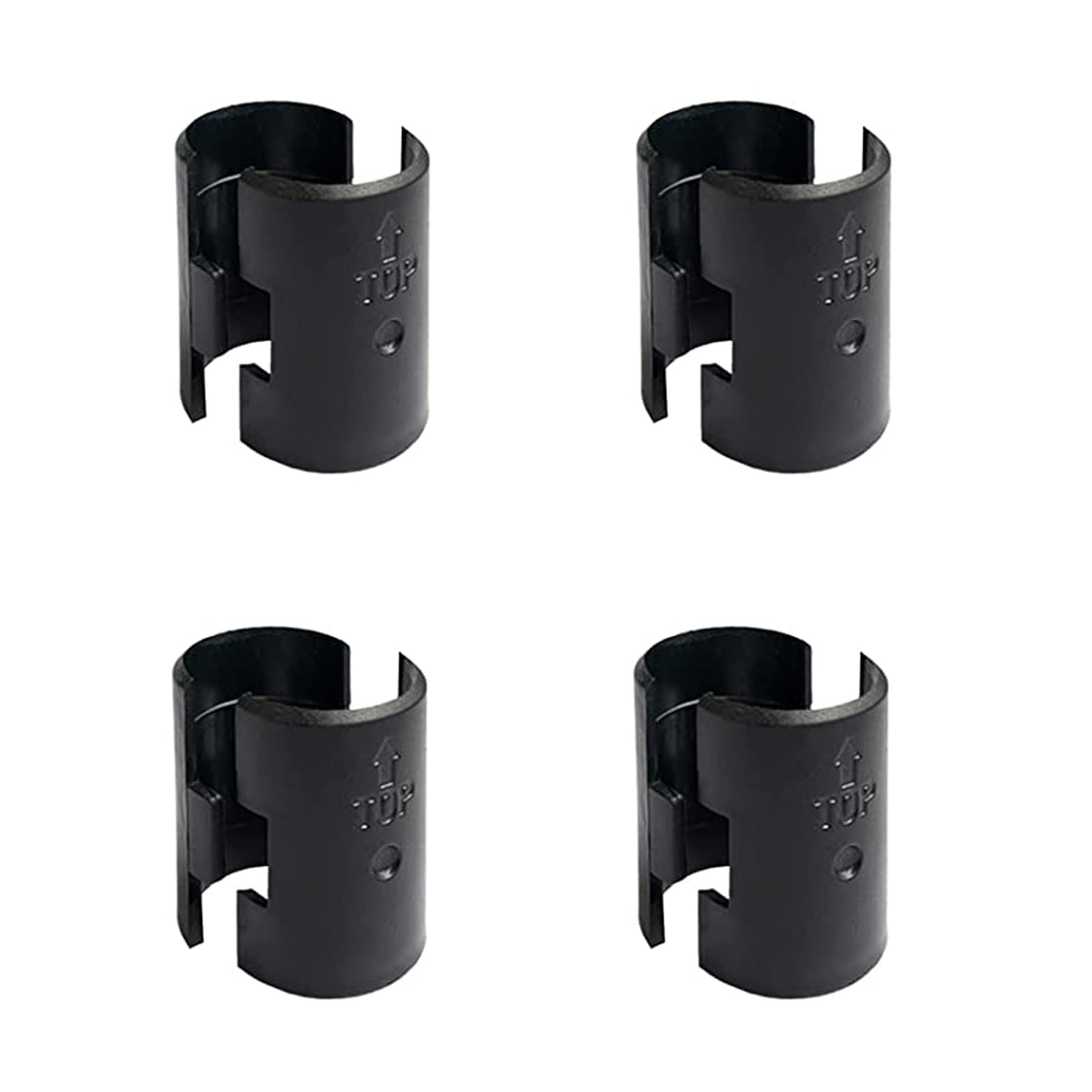 8 Pack Wire Shelf Clips & Shelving Sleeves for 1