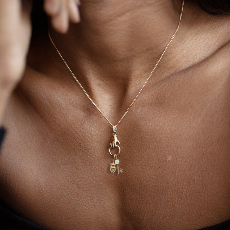 14K Solid Gold Tiny Charms - Dainty Jewelry for Stacking & Layering | Perfect for Bracelets, Necklaces & Gifts | Acanthus Fine Jewelry