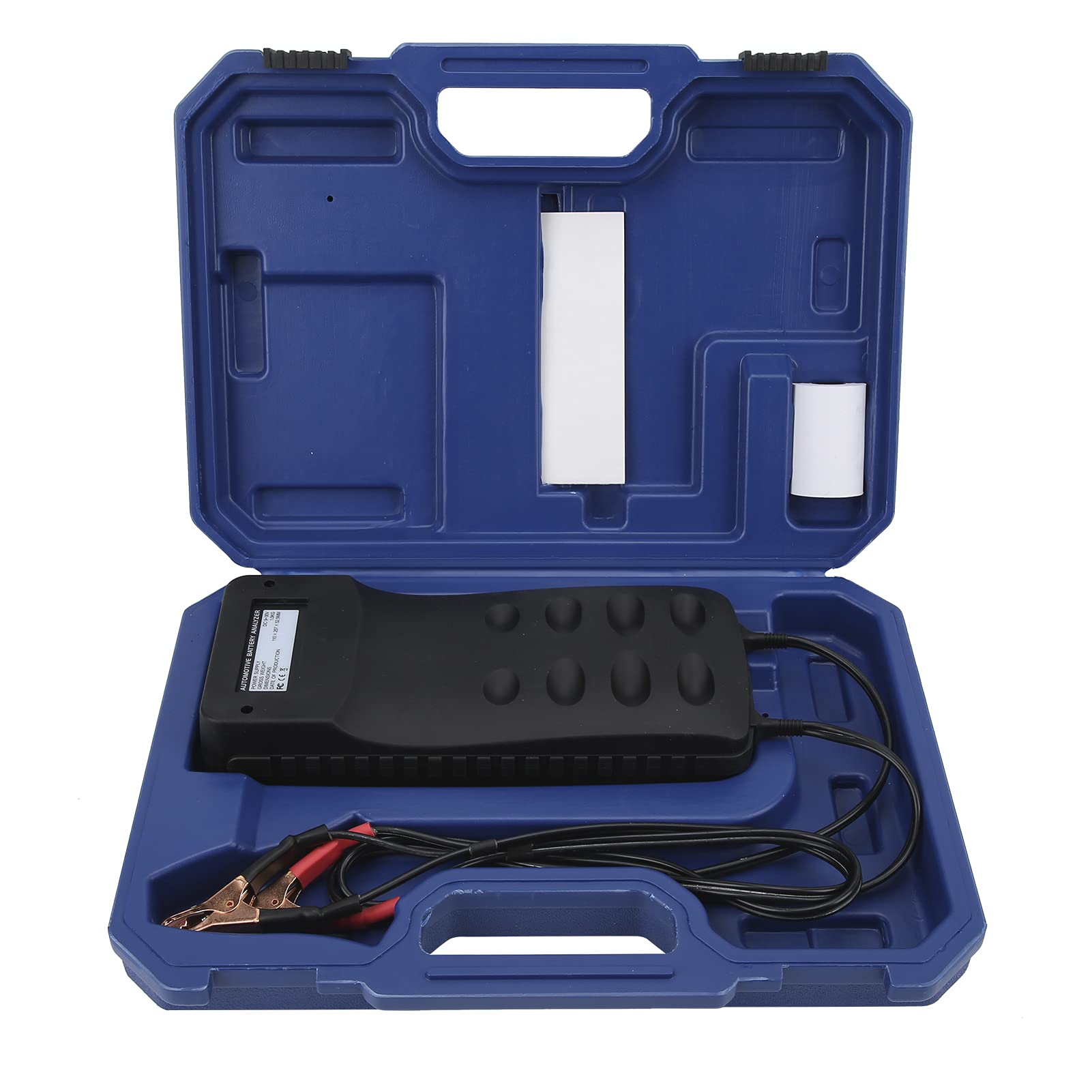 LZKW BT900 Portable Battery Tester with LCD Display & Printer - 12V/24V Car Battery Charging Checker - Perfect for Auto Maintenance, RV & Marine Battery Testing
