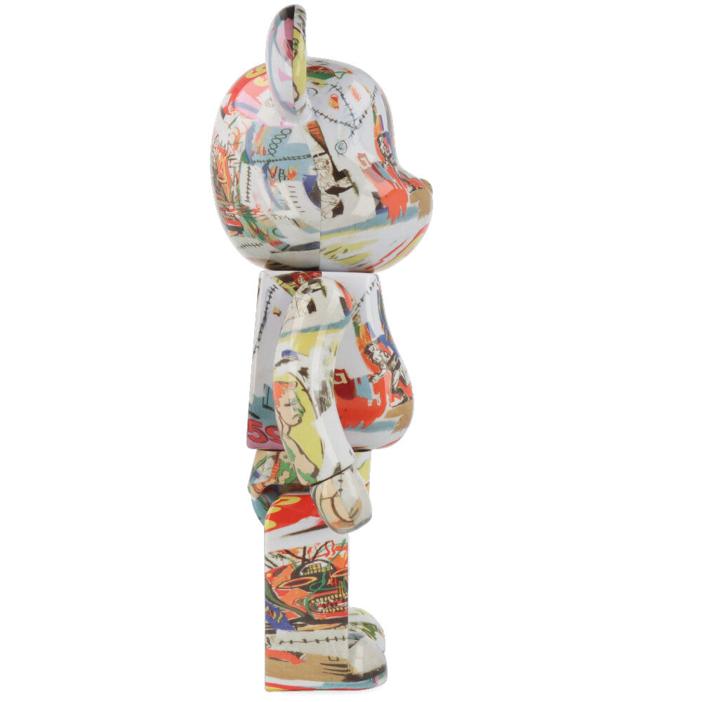 400% Bearbrick Warhol X Basquiat 4 Limited Edition Collectible Art Toy - Perfect for Home Display, Office Decor & Pop Culture Enthusiasts