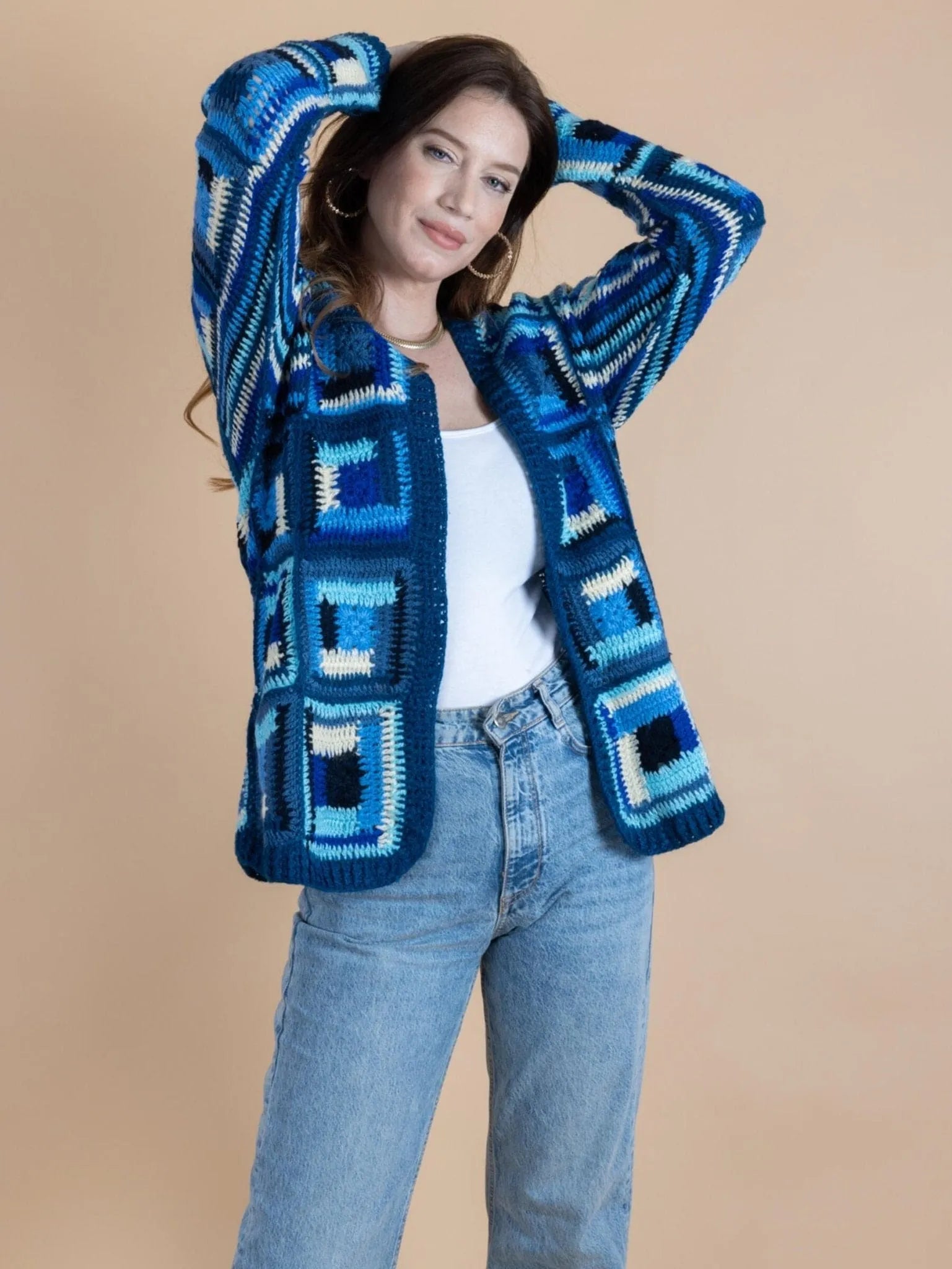 Stylish Crochet Short Marrakesh Jacket for Women - Boho Chic Summer Cover Up - Perfect for Beach, Vacation & Festival Outfits