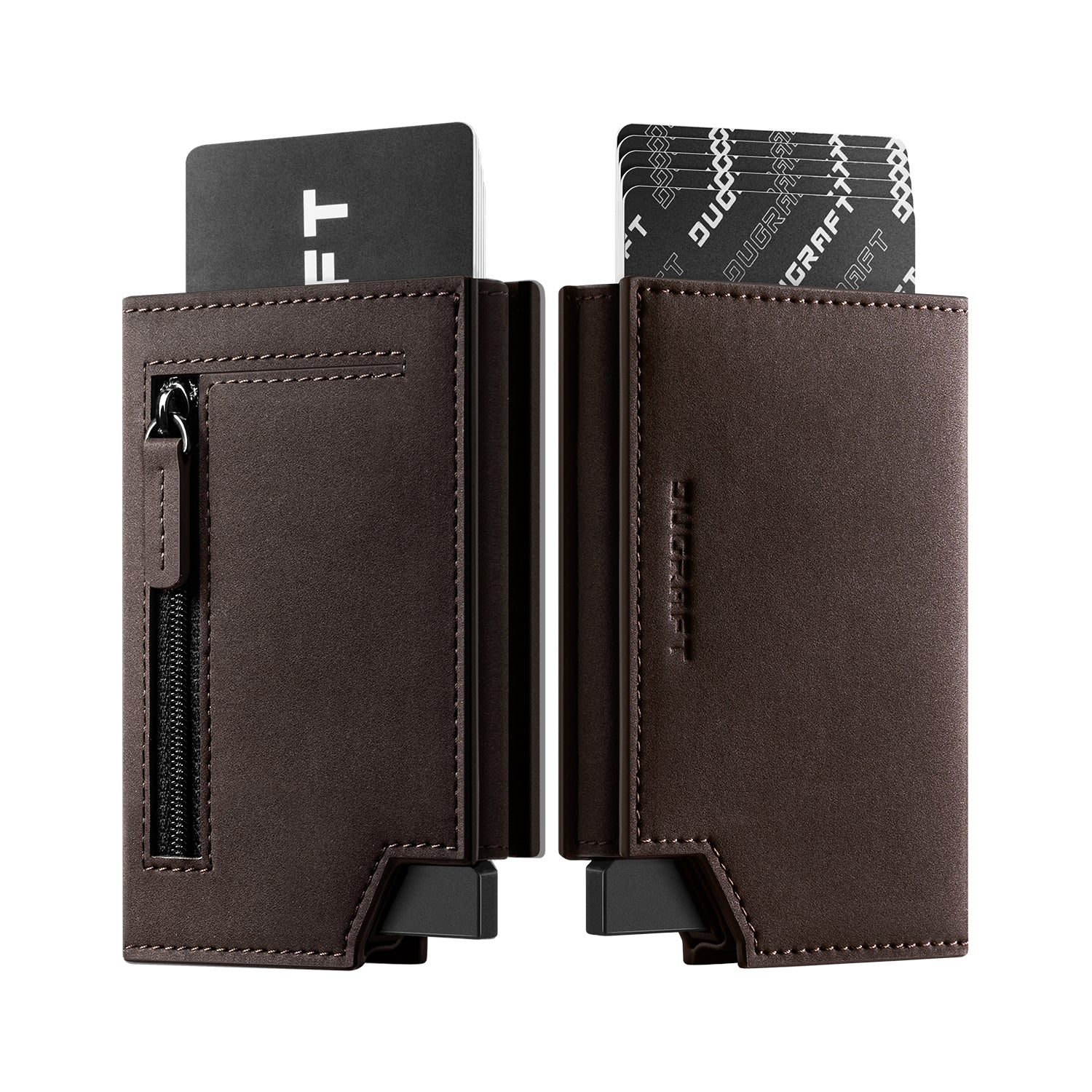 DC302 Patented Slider Mechanism Bifold Wallet - RFID Blocking, Magnetic Closure & Banknote Pocket - Slim Minimalist Wallet for Men - Perfect for Travel, Business & Everyday Carry