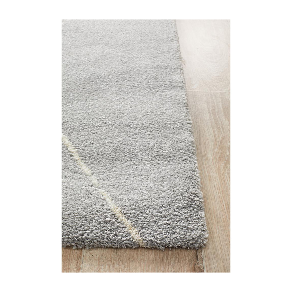 Broadway 931 Silver Area Rug - Soft Plush Shag Carpet for Living Room, Bedroom, or Office Decor