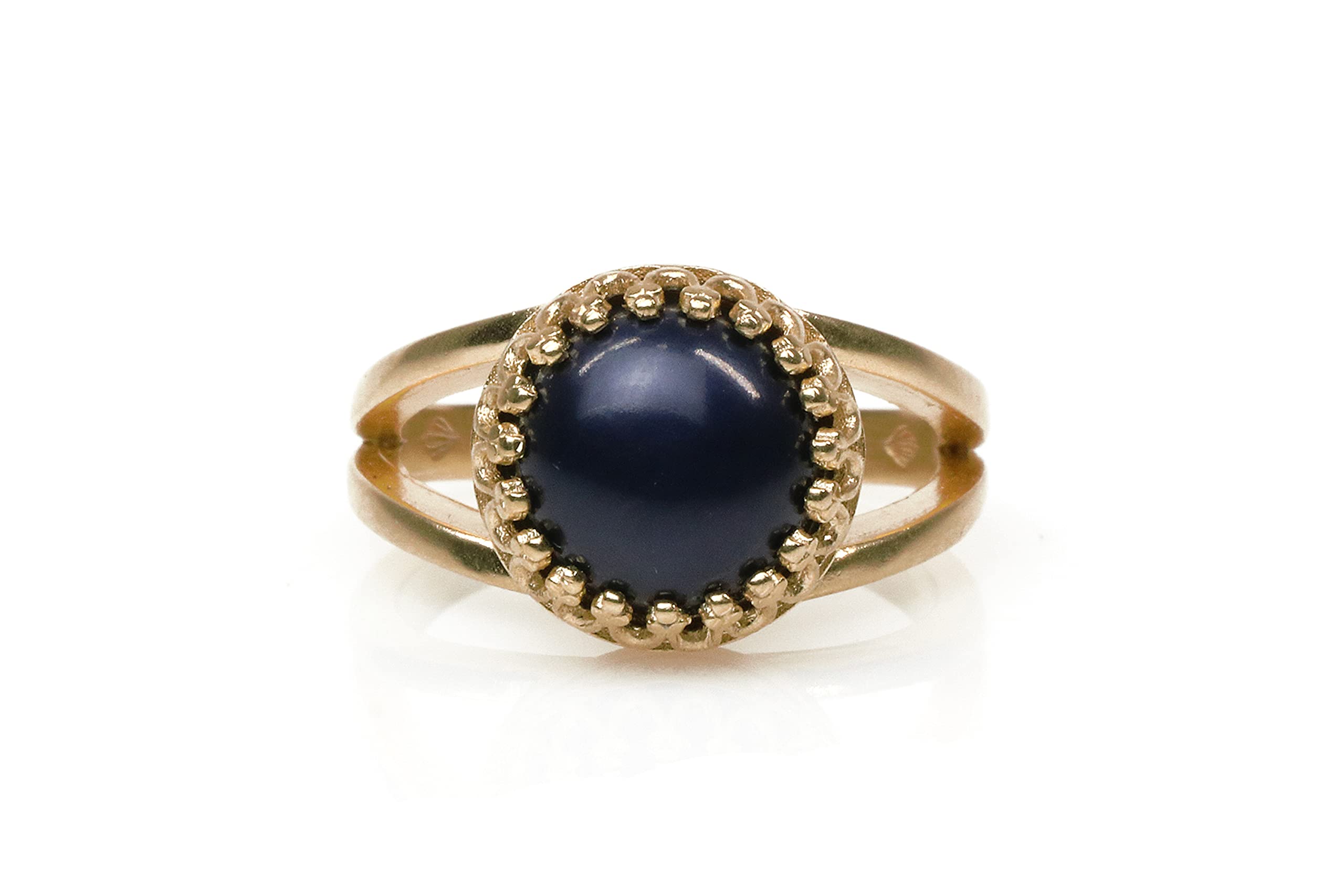 Black Pearl Anemone Ring for Women - Handmade Elegant Custom Pearl Jewelry - Fashion & Everyday Birthstone Ring - All Sizes Available with Gift Box - Perfect for Weddings, Anniversaries & Special Occasions