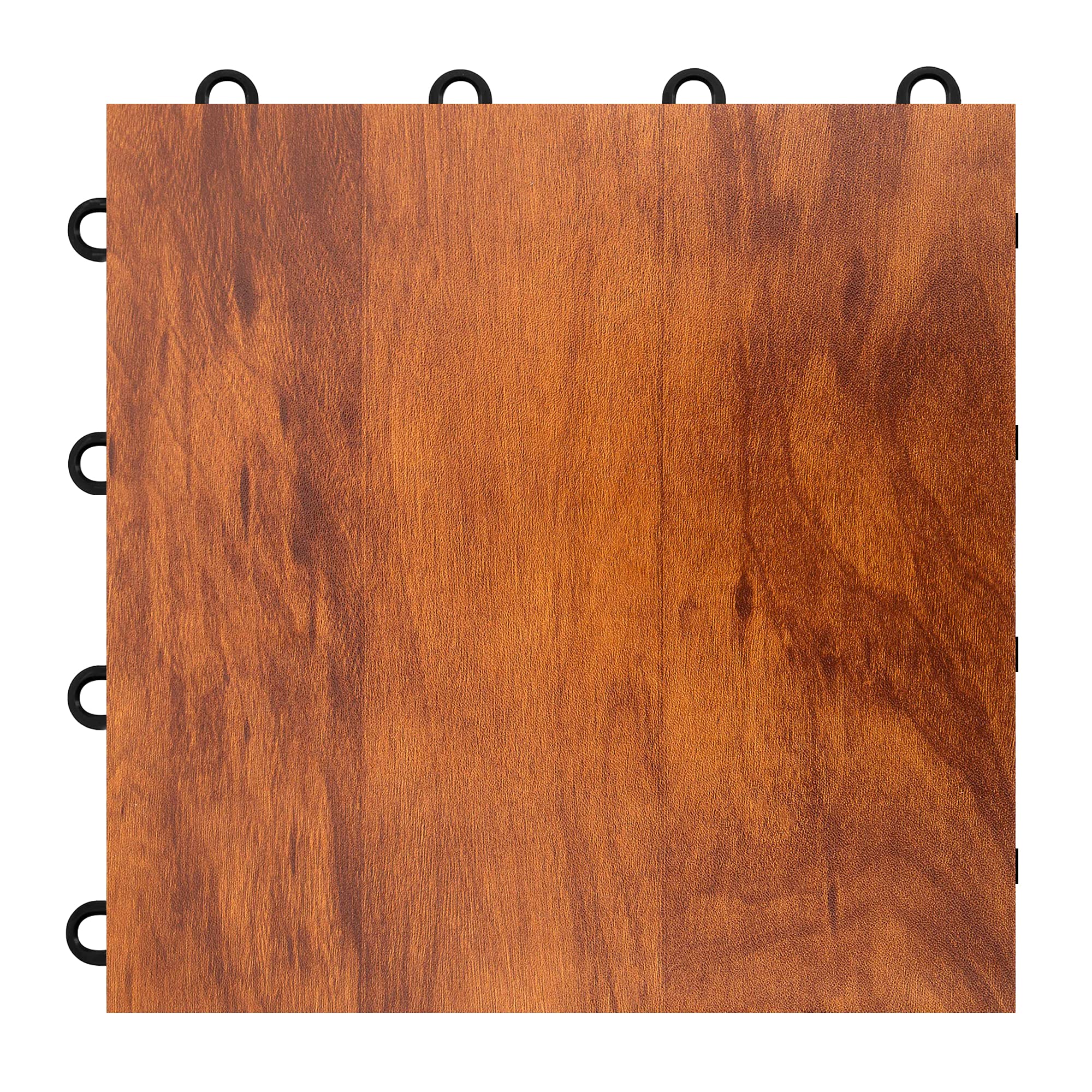 IncStores 3/8 Inch Thick Dark Maple Practice Dance Floor Tiles | Durable Plastic Dance Flooring for Ballet, Tap, Ballroom & More | Perfect for Home Studios, Dance Classes & Performances