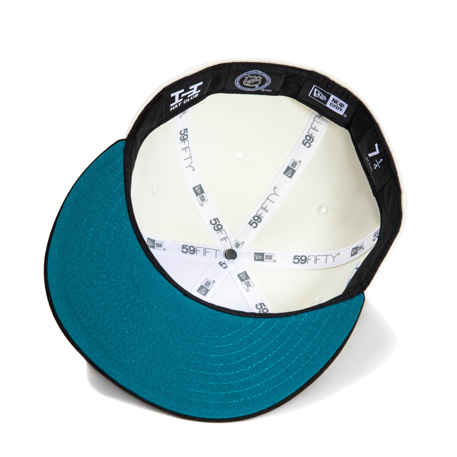 New Era 59Fifty San Jose Sharks Logo Patch Alternate Hat - White & Black Snapback Baseball Cap for Men & Women - Perfect for Hockey Games, Sports Events & Casual Wear