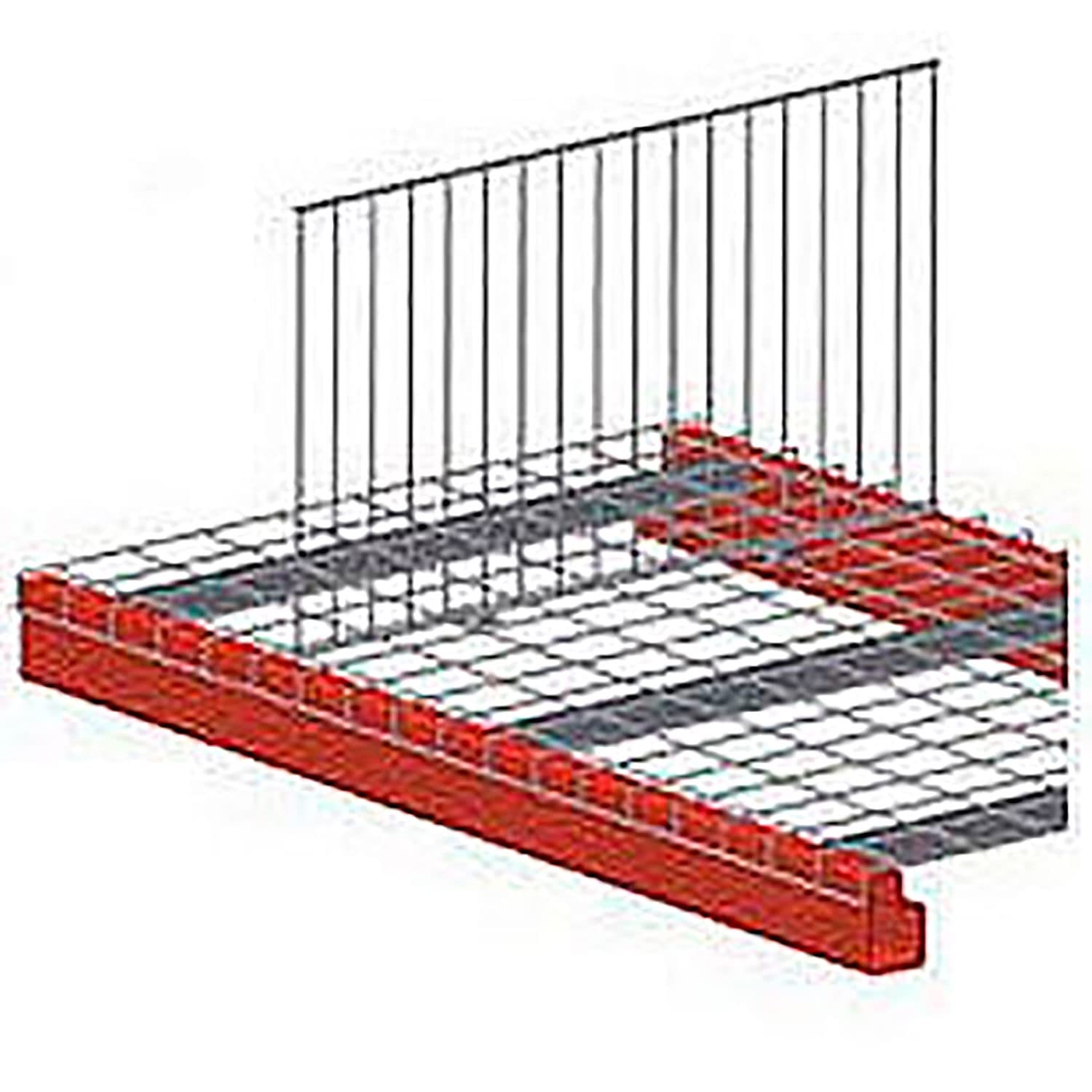 Heavy Duty Industrial Pallet Rack Wire Deck Divider - 40