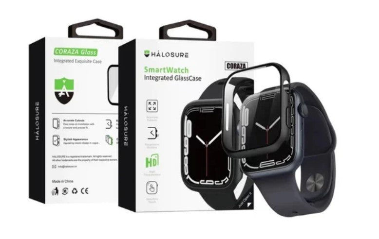 Halosure Clear Protective Case for Apple Watch Ultra 49mm - Slim Fit, Scratch Resistant Cover for Workout, Running & Outdoor Activities