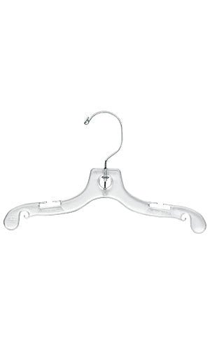 Clear Plastic Pet Clothes Hangers - Durable Pet Apparel Organizers for Dog & Cat Wardrobes - Perfect for Closet Storage & Pet Boutique Displays