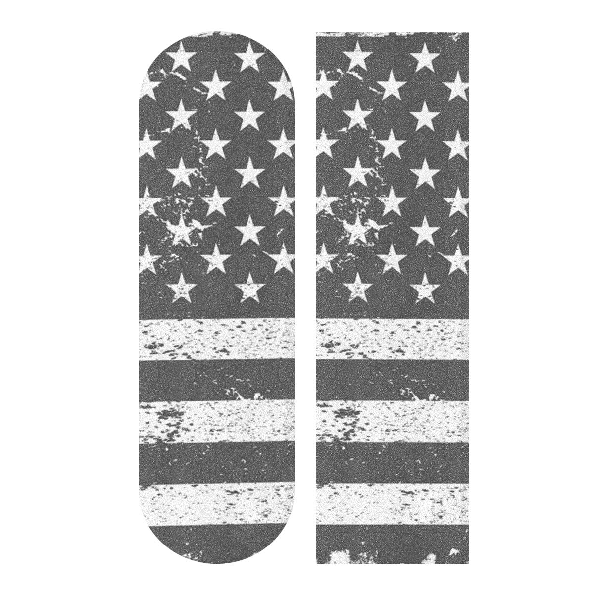 Skateboard Grip Tape 33x9 Inch - American Flag Design Non-Slip Sandpaper for Longboard & Rollerboard | Bubble-Free Application | Perfect for Street Skating, Skatepark Tricks & Commuting
