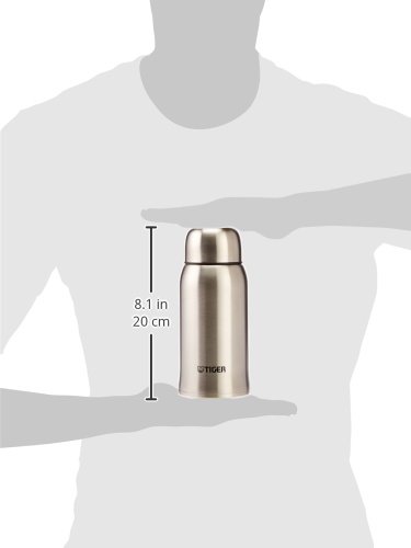 Premium 20oz Tiger Stainless Steel Vacuum Insulated Water Bottle - Silver | Leakproof & BPA-Free | Ideal for Gym, Hiking, Office & Outdoor Activities