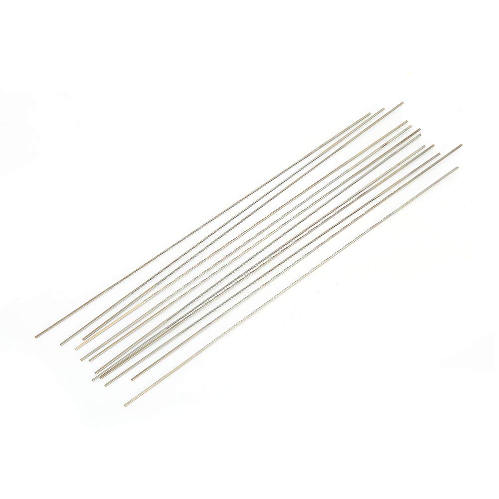 12pcs Tungsten Steel Jewelry Saw Blades - Spiral Teeth Wax Cutting Blades for Jewelry Making, Wood Carving & DIY Crafts - Durable Scroll Saw Tool for Precision Cutting & Engraving