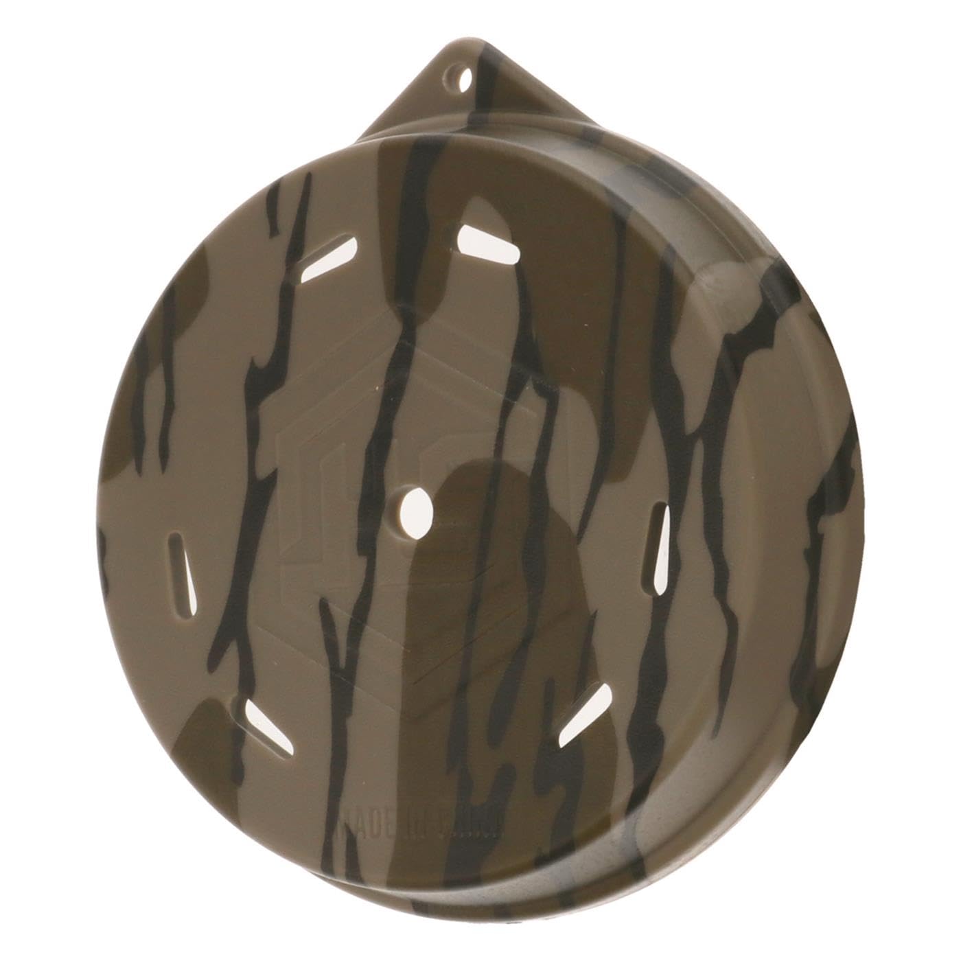 Realistic Turkey Vocals Pot Game Call - Hunters Specialties Camo Cutt'R Slate/Glass Mossy Oak Bottomland | Perfect for Turkey Hunting & Outdoor Adventures