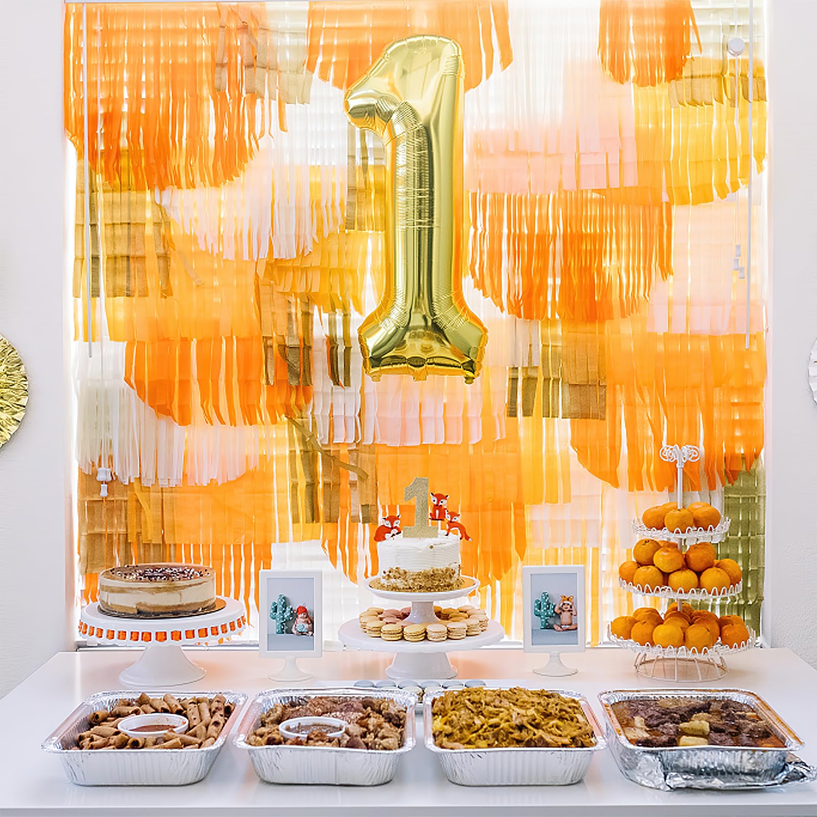 VGOODALL 450 Sheets Orange Tissue Paper, 11.5 x 8 Inch Bulk Fall Tissue Paper for Gift Wrapping, DIY Crafts, Birthday & Thanksgiving Party Decorations - Perfect for Autumn, Halloween, and Holiday Gift Bags