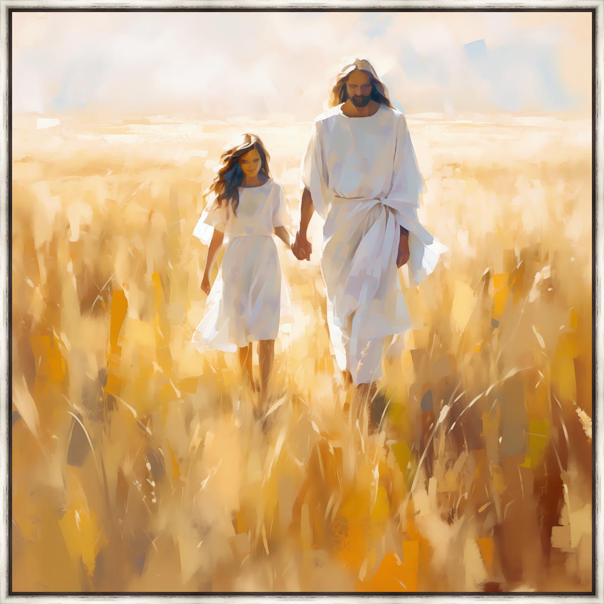 Come Follow Me Large Wall Art - Inspirational Christian Home Decor for Living Room, Bedroom & Office - Perfect Gift for Religious Families