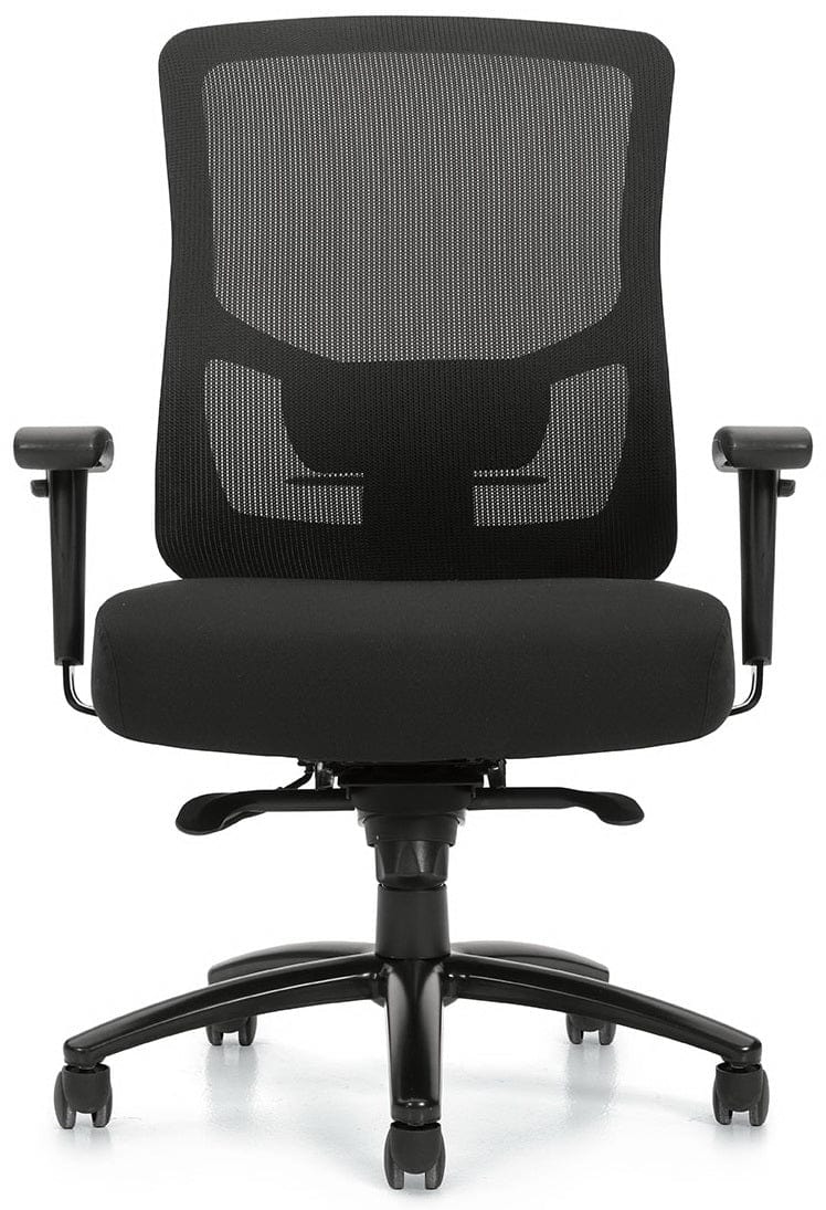 Ergonomic Mesh Back Heavy Duty 24-Hour Office Chair - Adjustable Lumbar Support & Breathable Design [OTG10703B] - Perfect for Home Office, Gaming, and Long Work Sessions