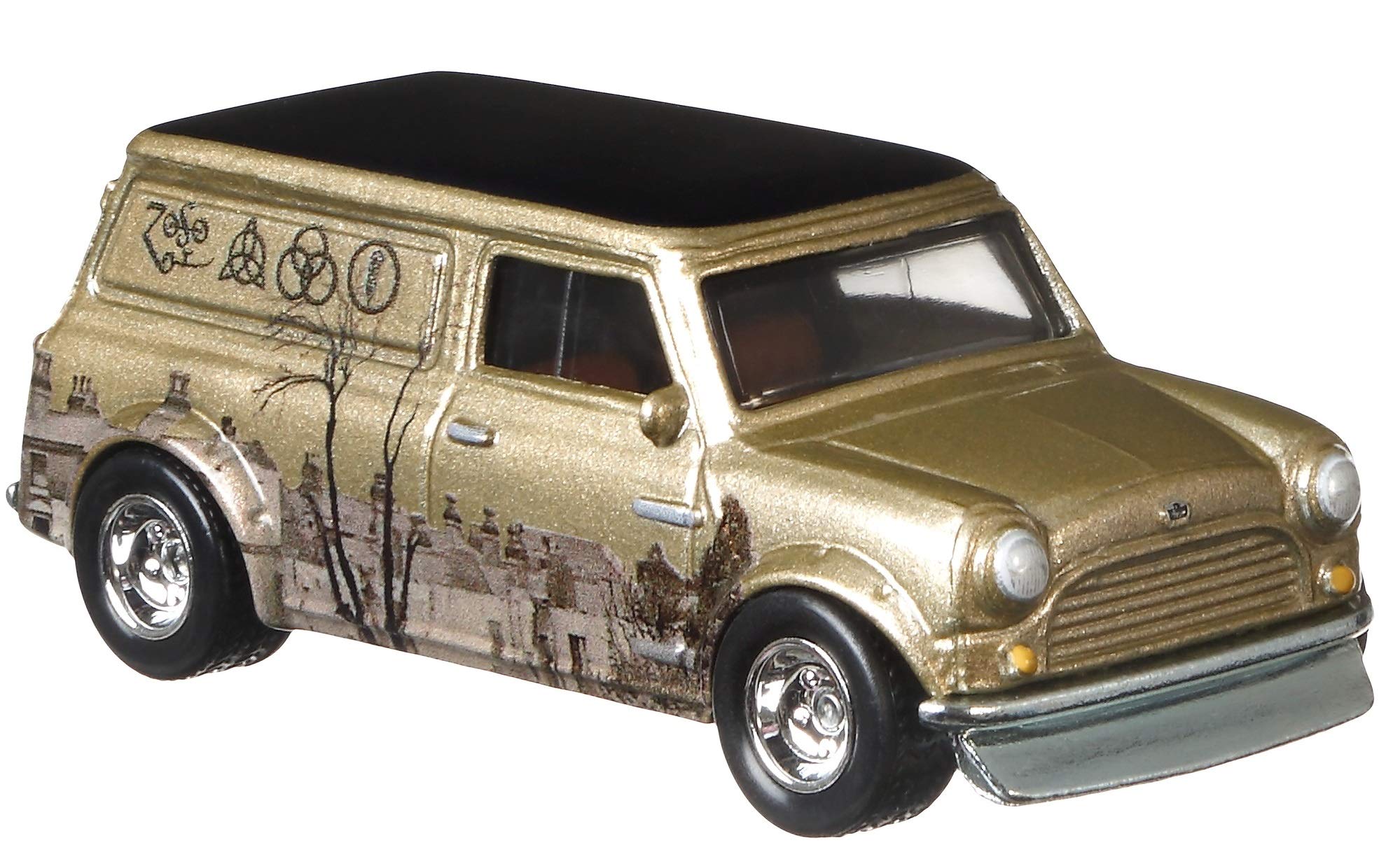 Hot Wheels Led Zeppelin '67 Austin Mini Van Die-Cast Toy Car - Collectible 1:64 Scale Model for Kids & Adults - Perfect for Display, Gifts, and Racing Play