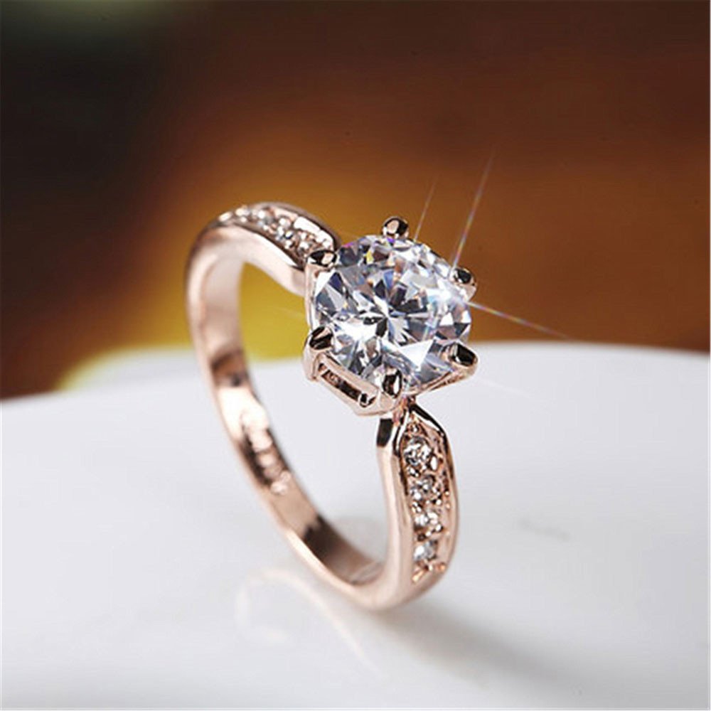 Luxury Diamond & Zircon Engagement Rings for Women - Elegant Bridal Wedding Bands, Anniversary & Proposal Jewelry Gifts | Perfect for Romantic Proposals, Weddings, Anniversaries & Special Occasions