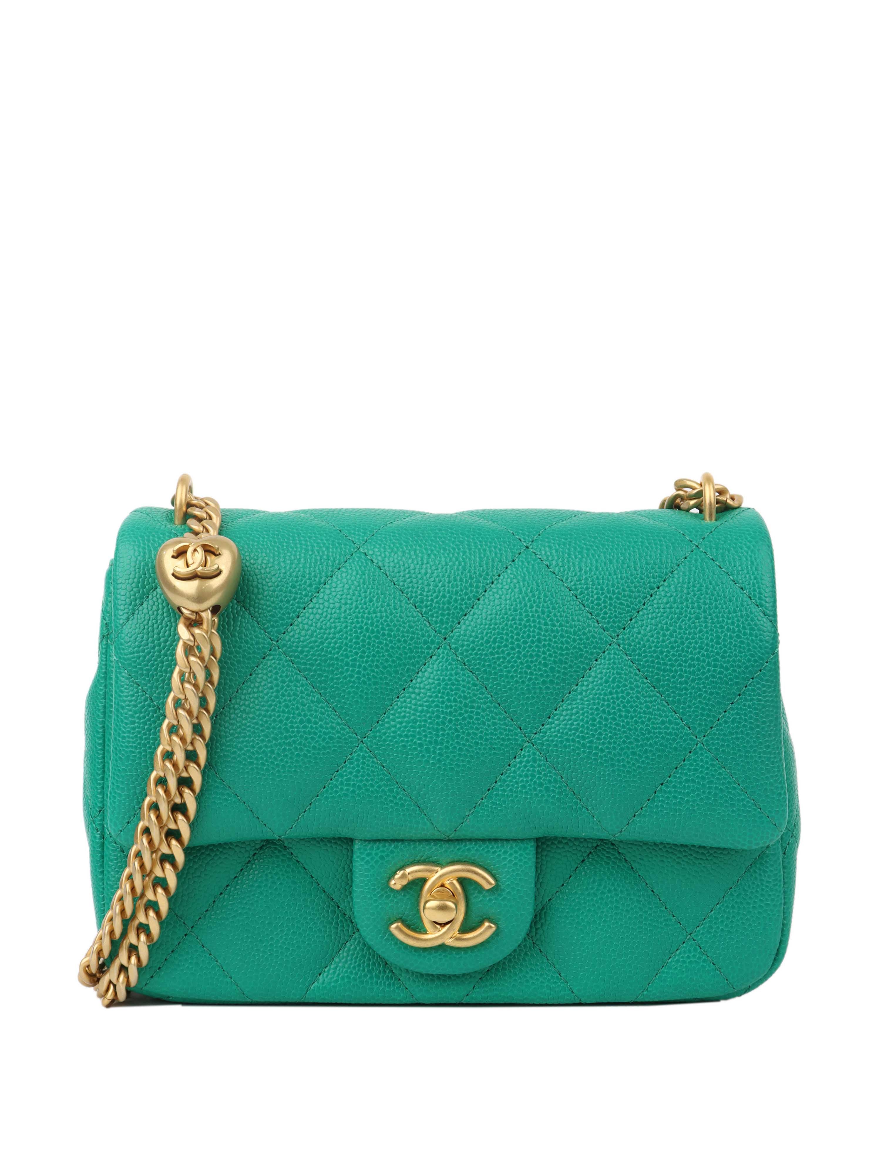 Chanel 23P Mini Coco Love Flap Bag - Luxury Designer Crossbody Handbag for Women | Perfect for Date Night, Parties & Special Occasions