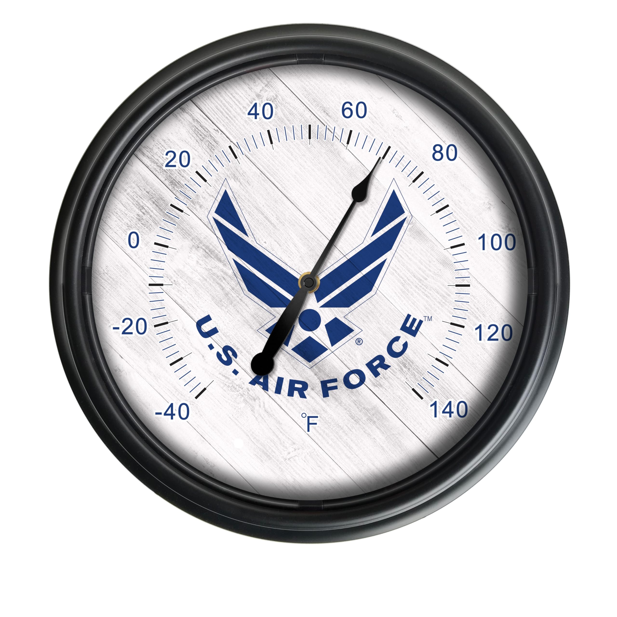 US Air Force LED Thermometer for Indoor & Outdoor Use - Perfect for Home, Office, Garage, and Camping