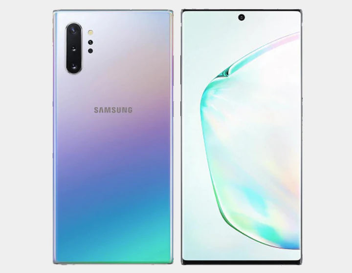 Samsung Galaxy Note 10+ N975F 256GB 8GB RAM Dual SIM Unlocked Smartphone - Aura Glow | Premium Business & Entertainment Device for Professionals & Creators