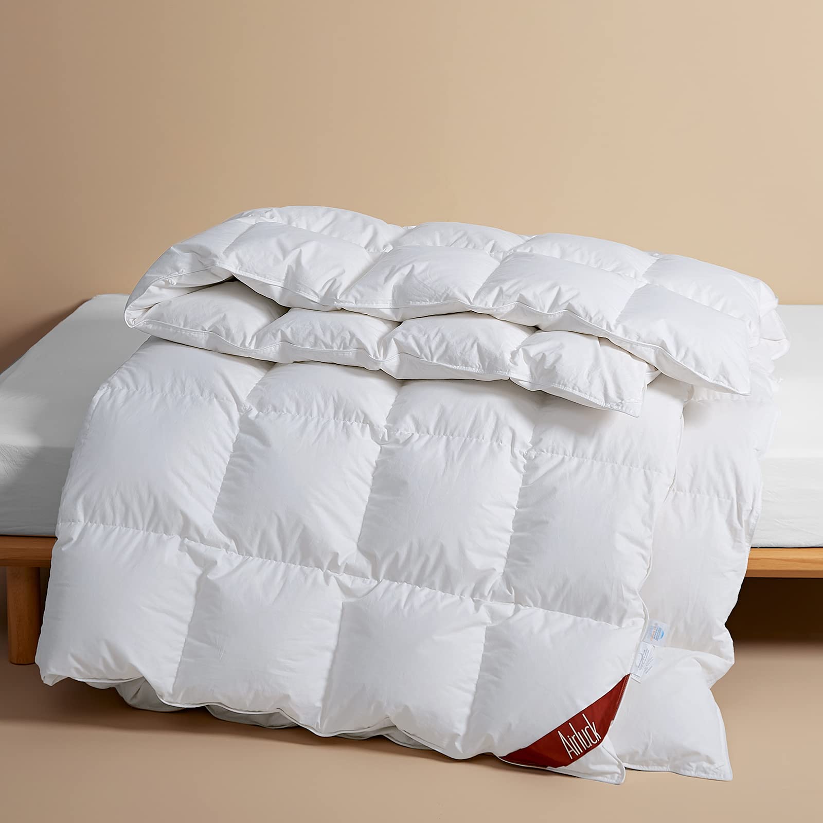 Luxury Feather Down Comforter California King Size 108